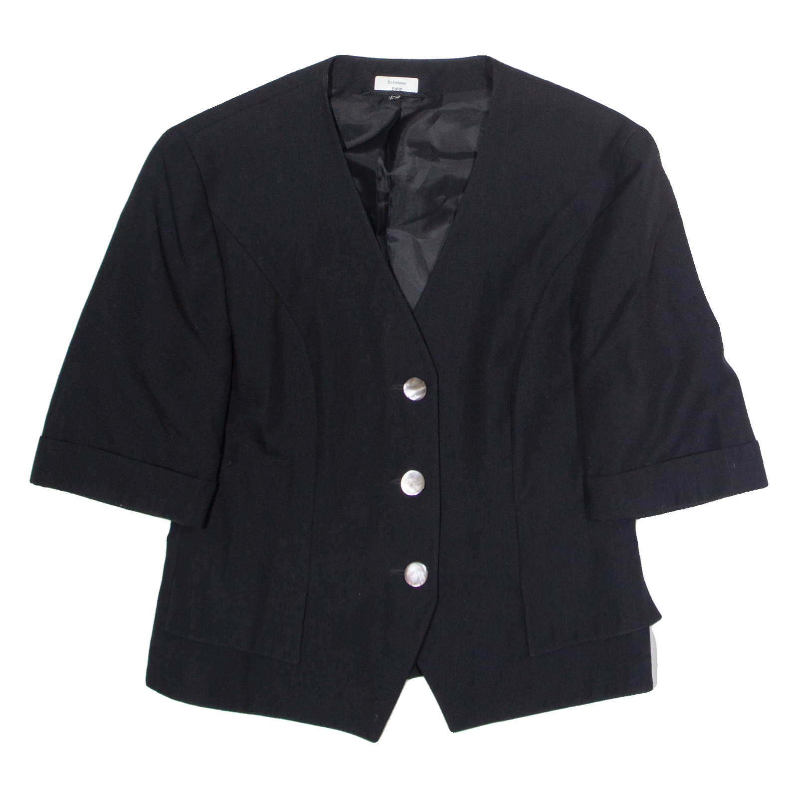 Womens Blazer Jacket Black UK 12 Refurbished - N/A refurbished available on Cerqular