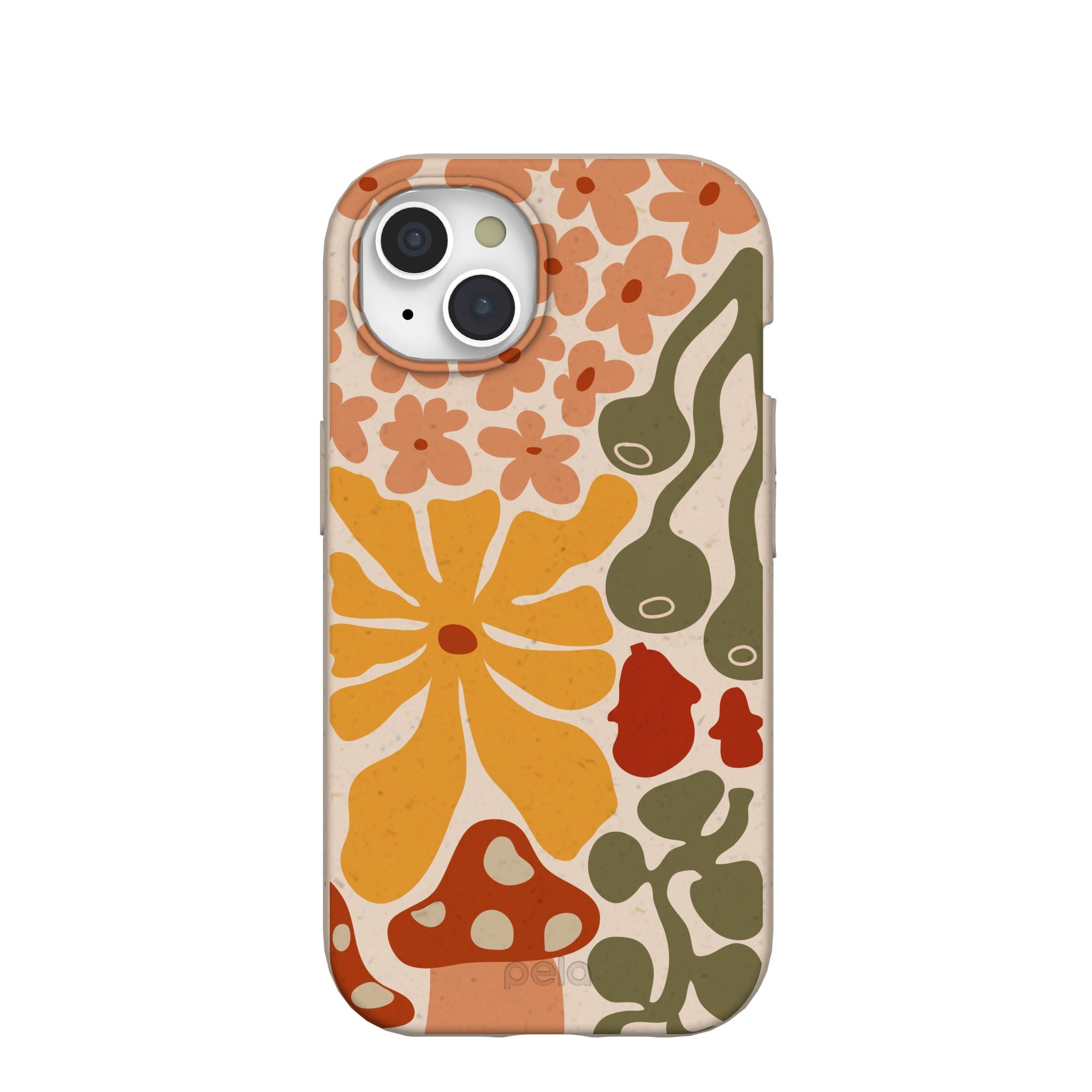 Seashell Fall Flourish iPhone 15 Case Refurbished - Pela Case refurbished available on Cerqular