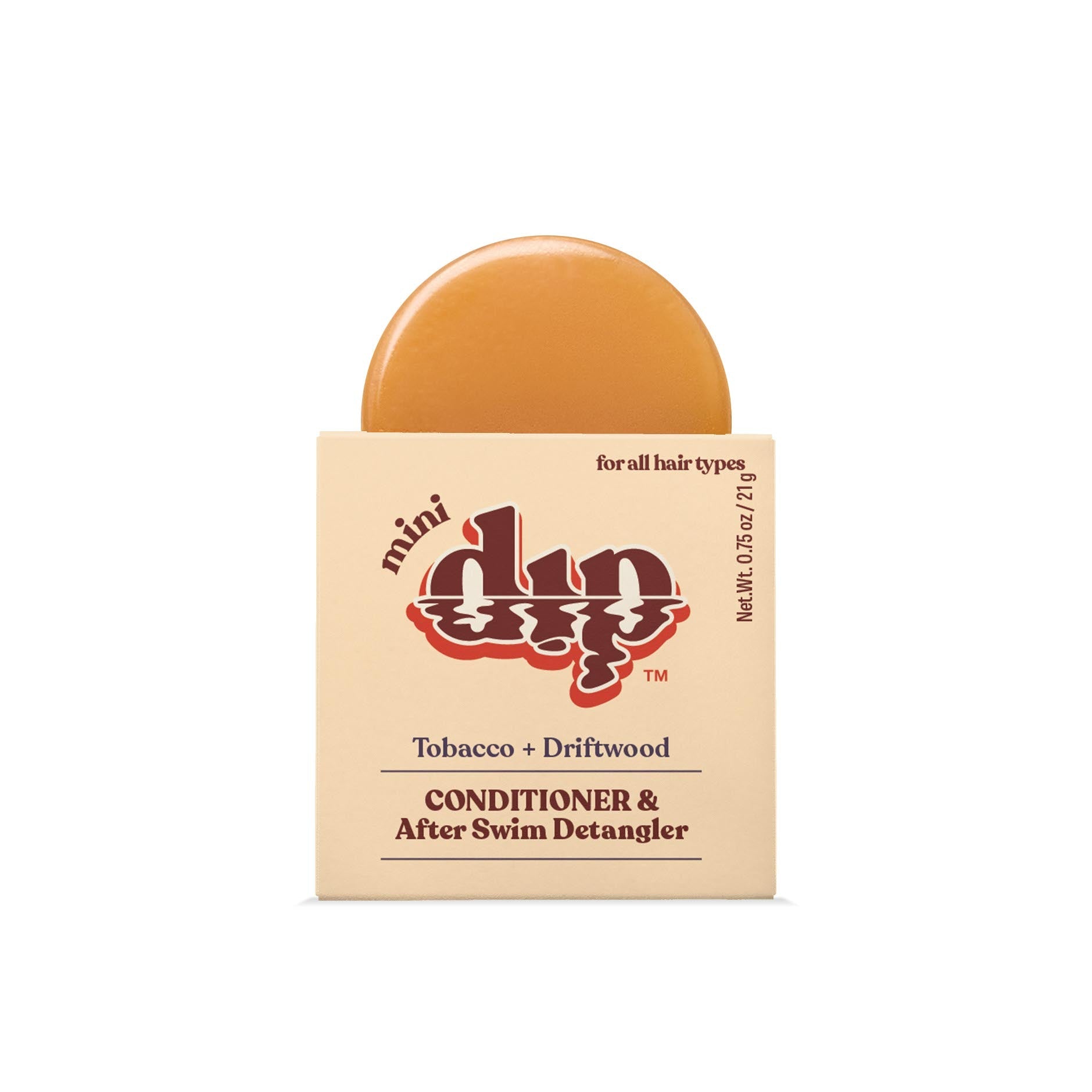 Mini Dip Conditioner & After Swim Detangler - Tobacco & Driftwood | Size: 0.75 oz Refurbished - Dip Sustainable Hair Care refurbished available on Cerqular
