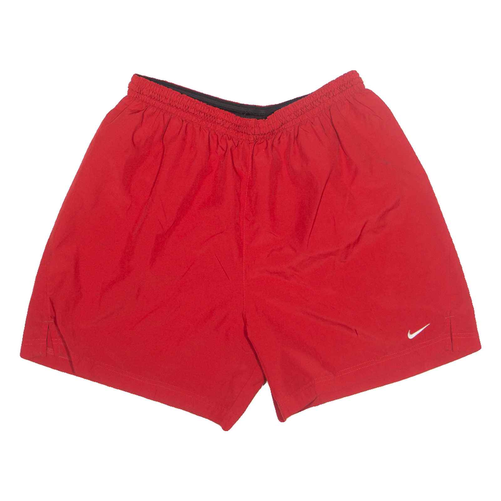 NIKE Mens Sports Shorts Red Relaxed L W30 Refurbished - N/A refurbished available on Cerqular
