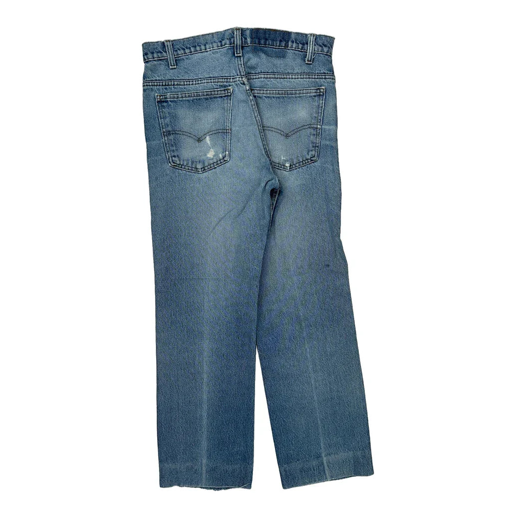 Levis Jeans - 30W UK 12 Light Wash Denim Refurbished - Thrifted (note: this is a term often used to describe second- refurbished available on Cerqular