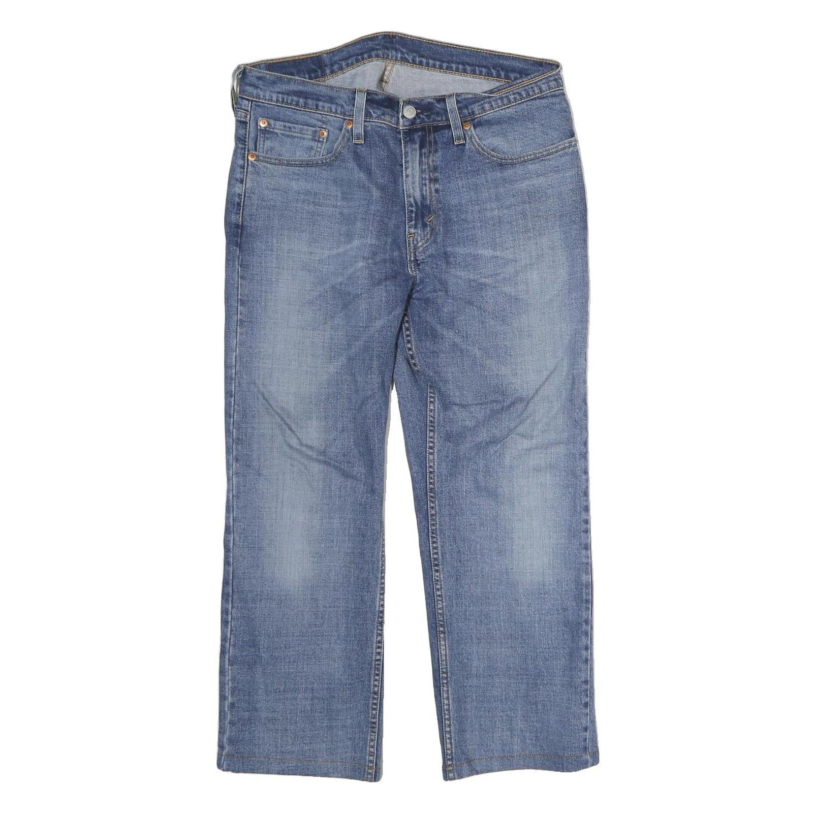 LEVI'S 514 Mens Jeans Blue Regular Straight Denim Medium W32 L26 Classic Fit Refurbished - N/A refurbished available on Cerqular
