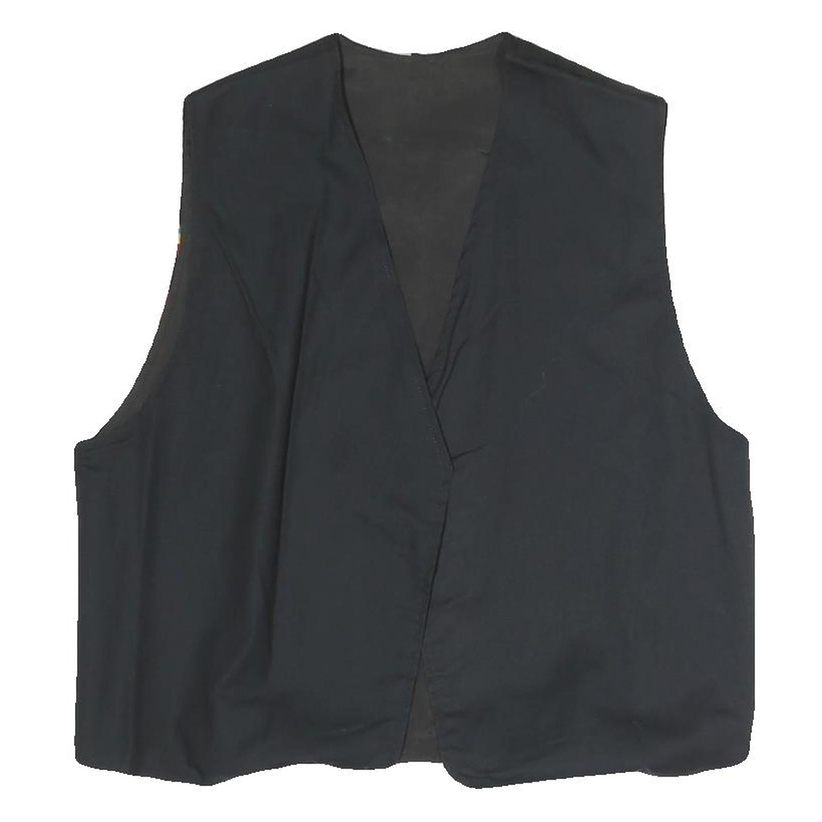Mens Black Bob Marley Cotton Blend Vest M Plain Graphic Music Icon Refurbished - N/A refurbished available on Cerqular