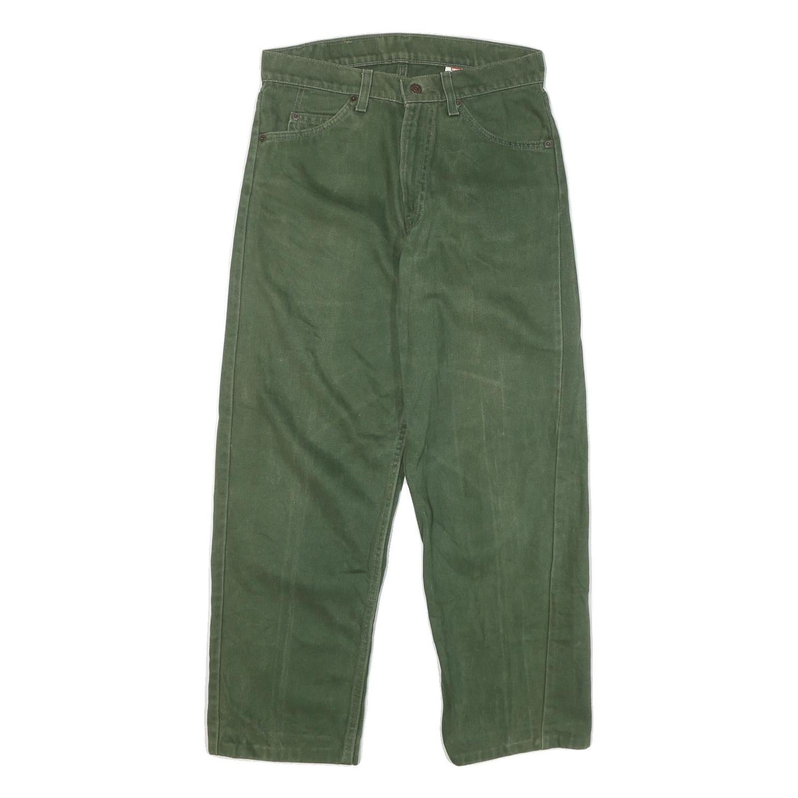 LEVI'S 560 Womens Jeans Green Regular Loose Denim Medium W27 L29 Classic Fit Refurbished - N/A refurbished available on Cerqular