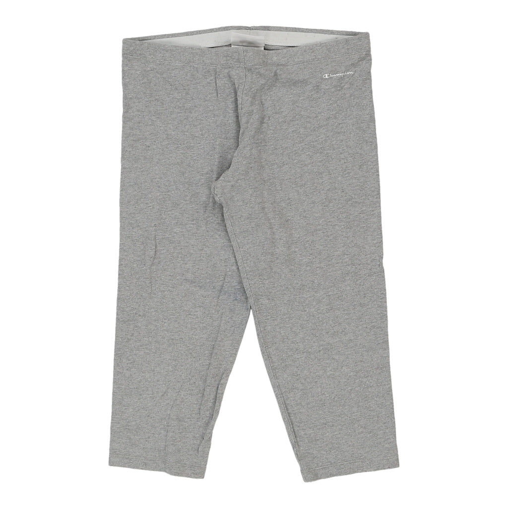 Champion Sport Shorts - Medium Grey Cotton Refurbished - Thrifted (note: this is a term often used to describe second- refurbished available on Cerqular