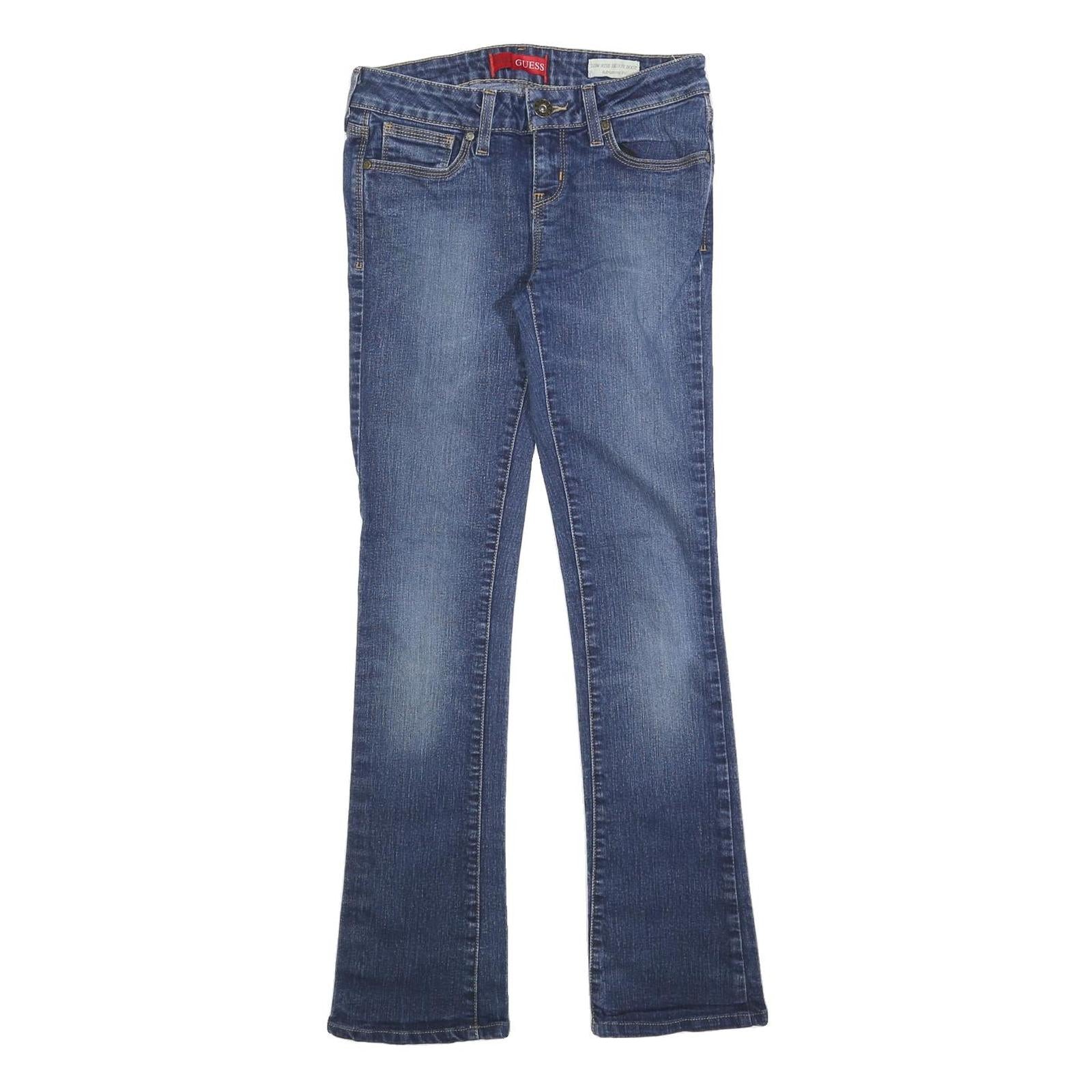 GUESS Womens Jeans Blue Slim Bootcut Denim Medium W28 L30 Classic Fit Refurbished - N/A refurbished available on Cerqular