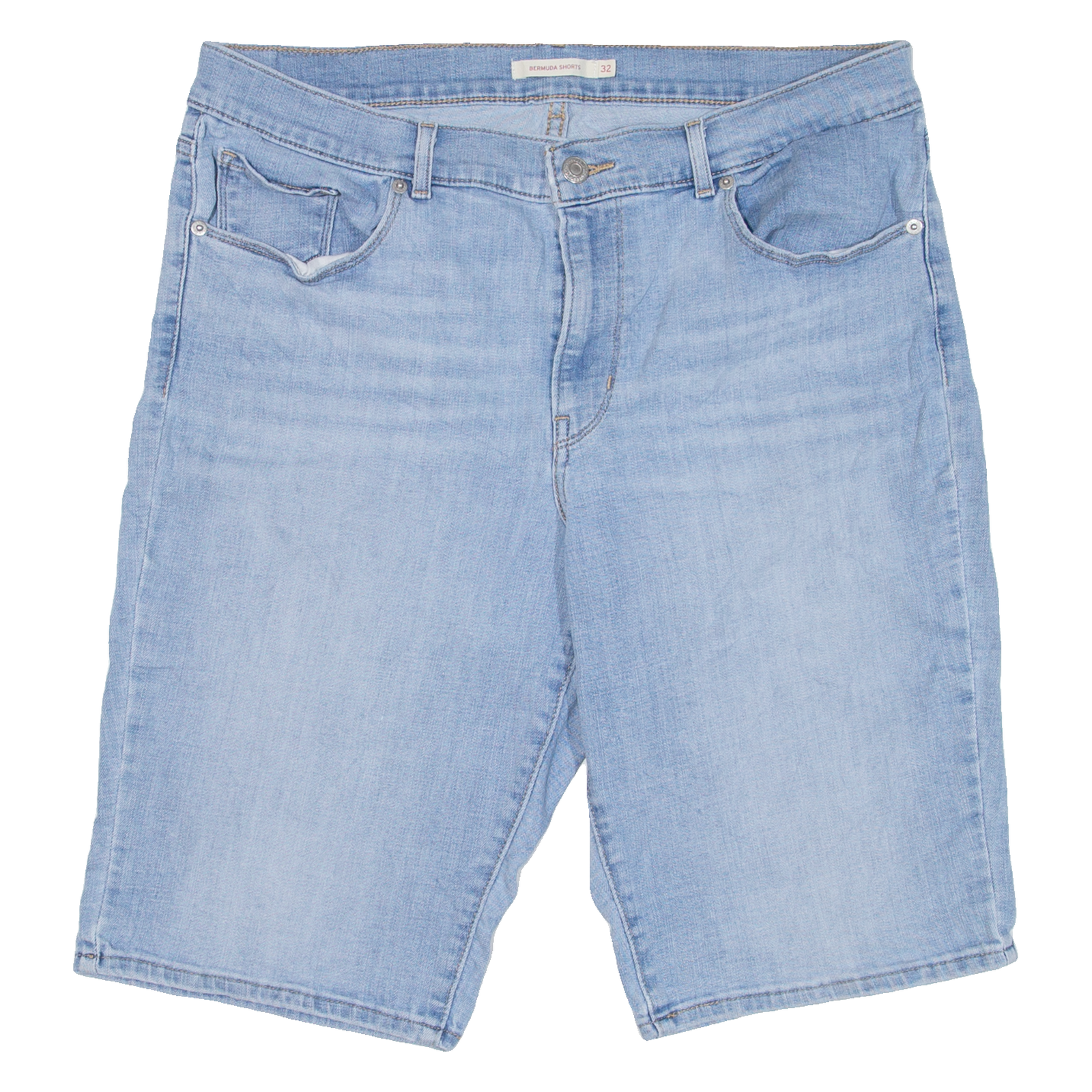 LEVI'S Womens Jorts Shorts Blue M W32 Refurbished - N/A refurbished available on Cerqular