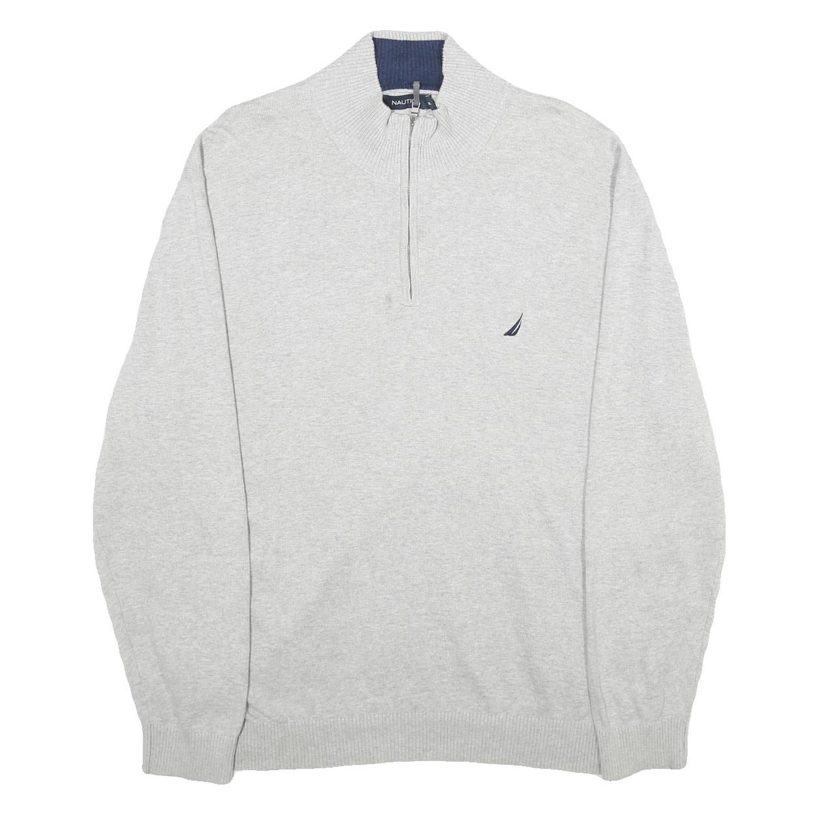 Buy NAUTICA Mens Grey Plain Pullover Jumper 2XL Cotton Crew Neck Casual Knitwear Refurbished - $32.49 NAUTICA Mens Grey Plain Pullover Jumper 2XL Cotton Crew Neck Casual Knitwear Refurbished - N/A refurbished available on Cerqular
