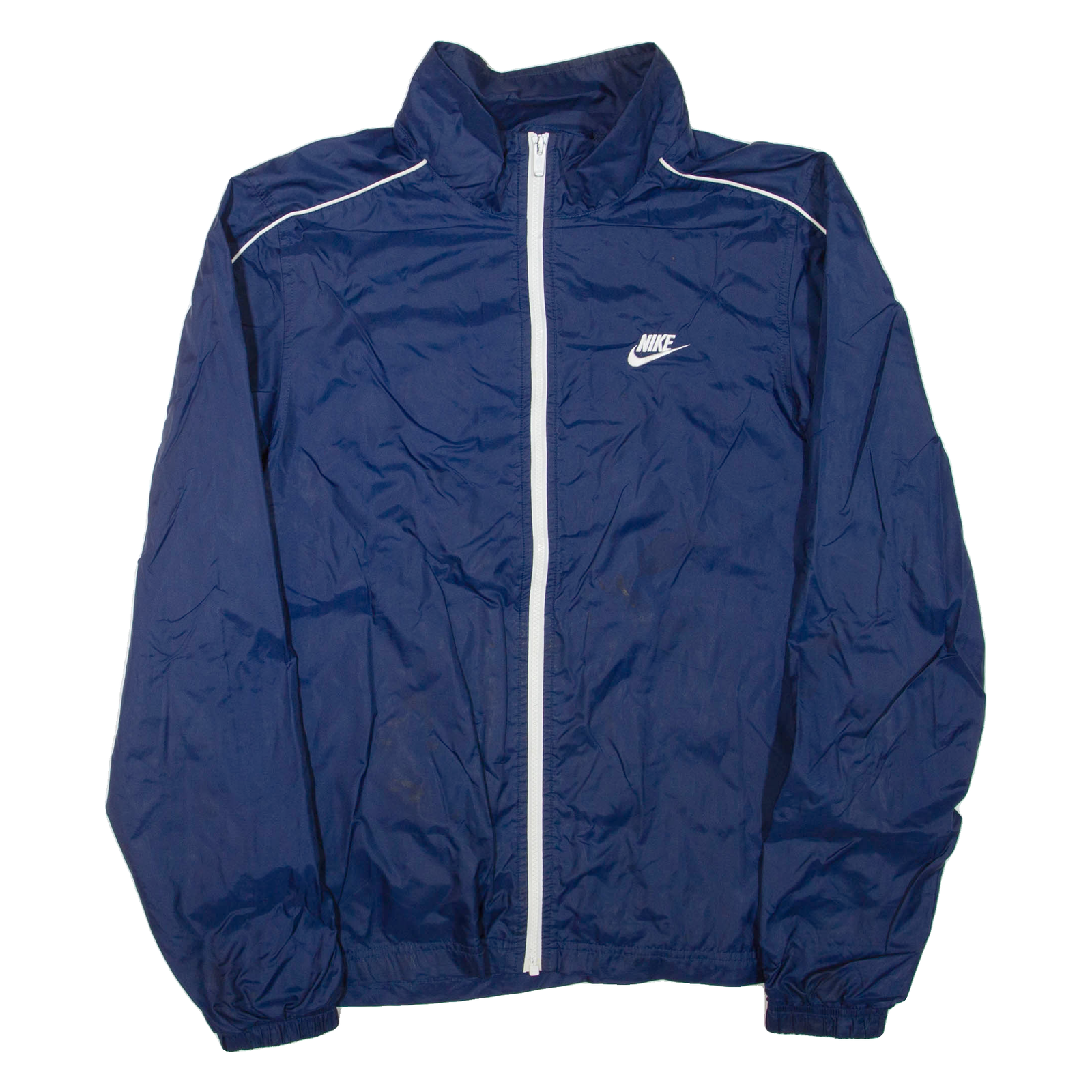 NIKE Mens Track Jacket Blue L Refurbished - N/A refurbished available on Cerqular