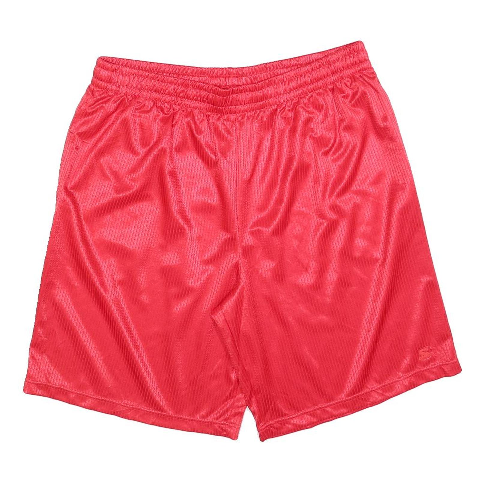 STARTER Mens Shorts Red L W34 Sports Casual Polyester Elastic Waist Refurbished - N/A refurbished available on Cerqular