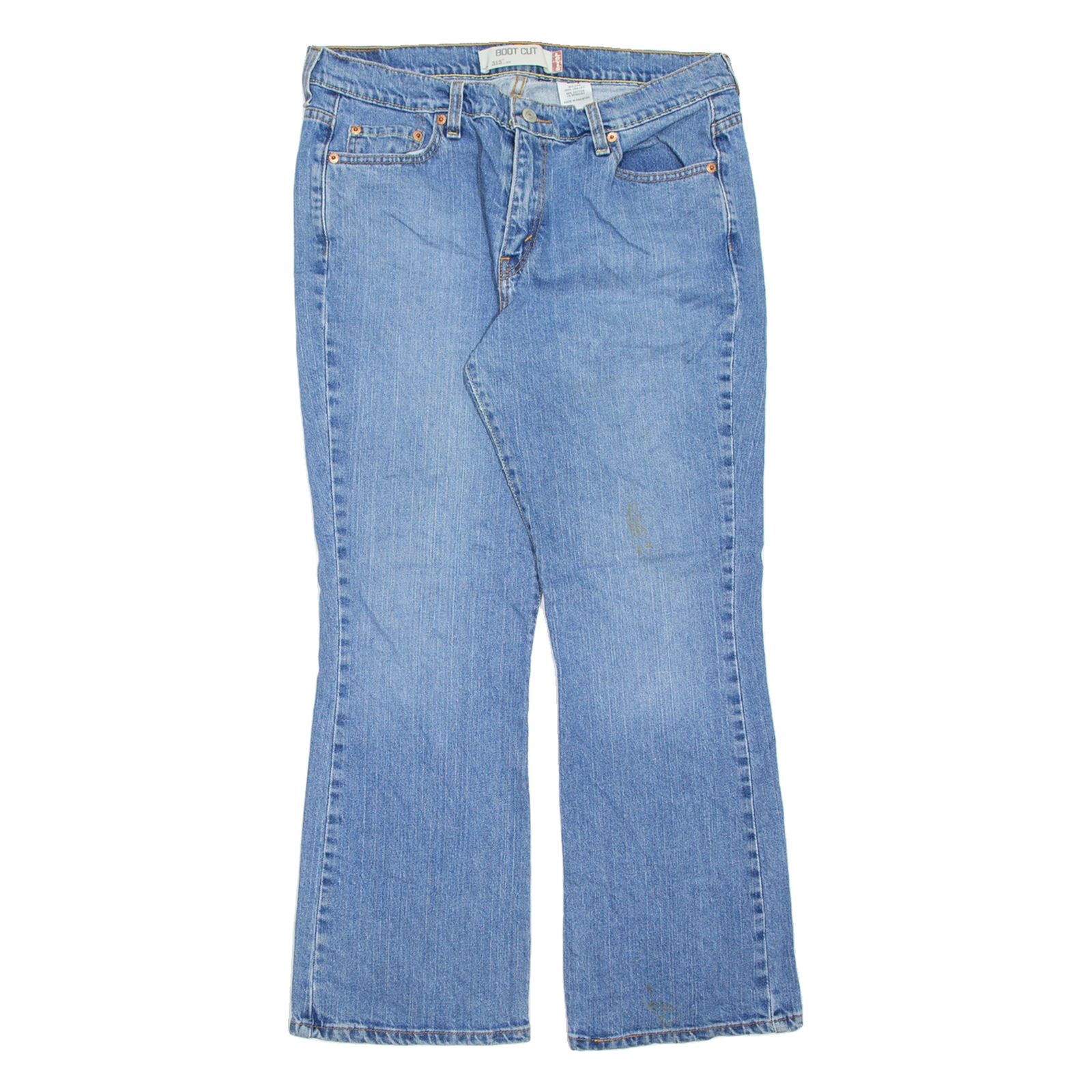LEVI'S 515 Womens Jeans Blue Slim Bootcut Stone Wash W32 L29 Refurbished - N/A refurbished available on Cerqular
