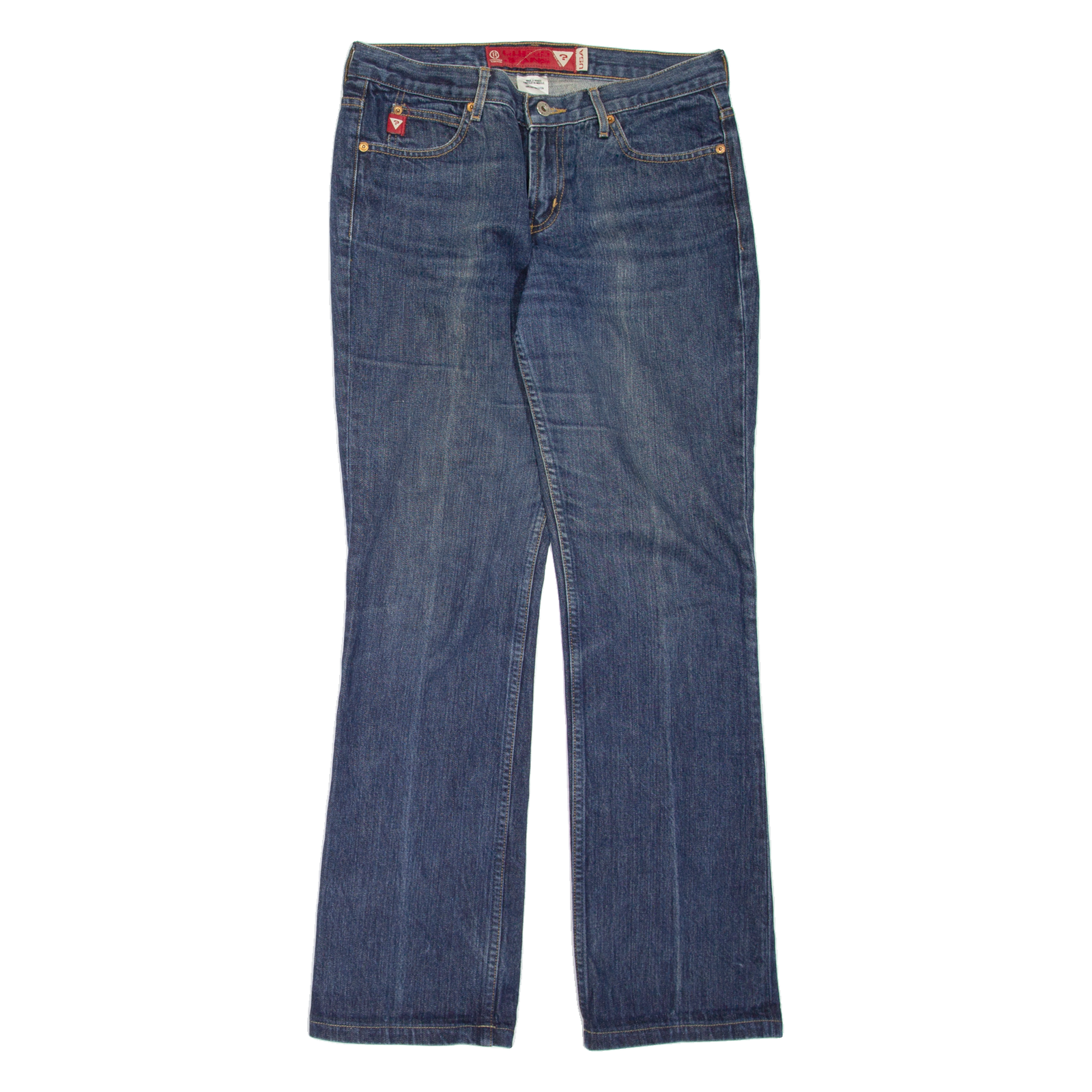 GUESS Womens Jeans Blue Regular Straight W29 L31 Refurbished - N/A refurbished available on Cerqular