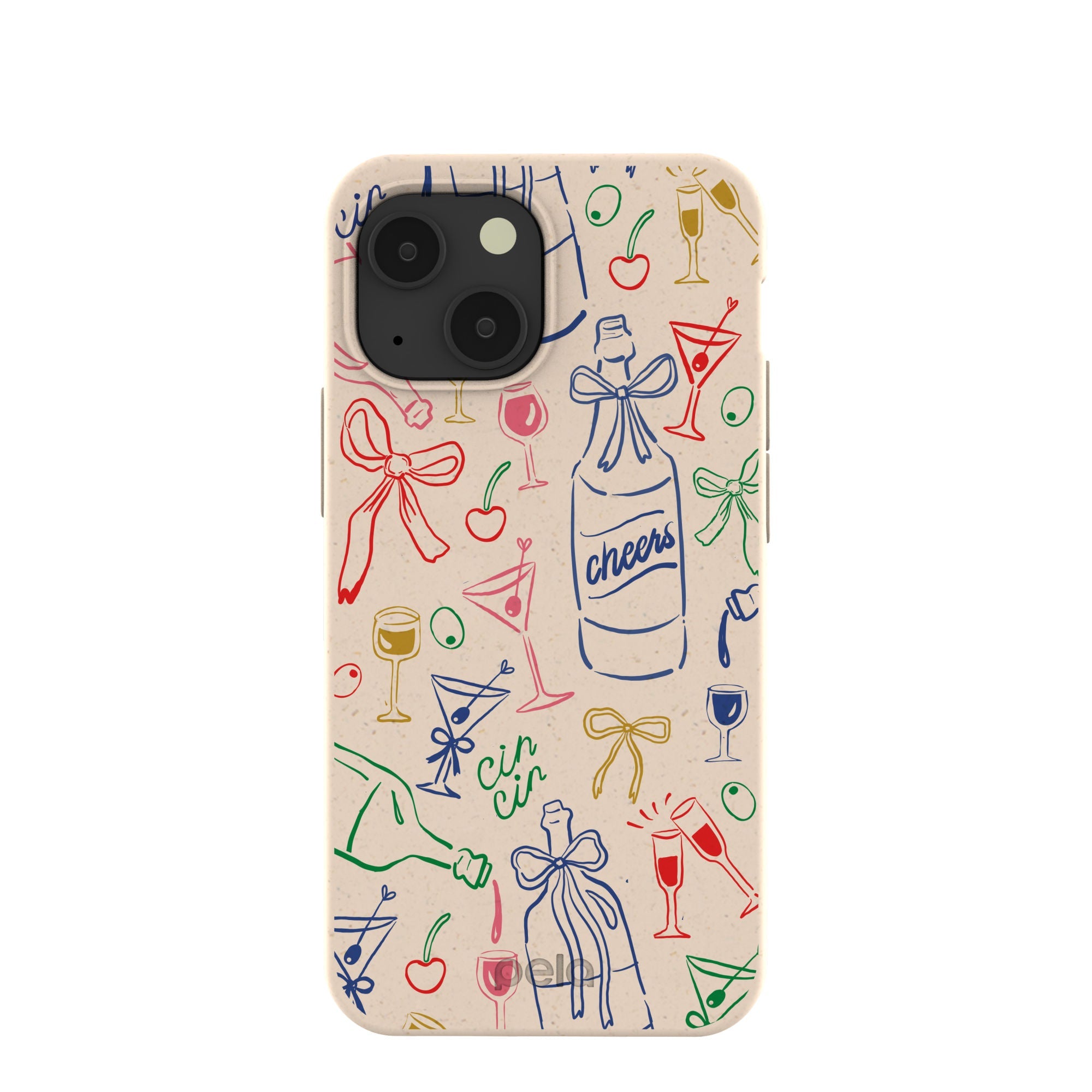 Seashell Midnight Toast iPhone 13 Mini Case Refurbished - Pela Case refurbished available on Cerqular