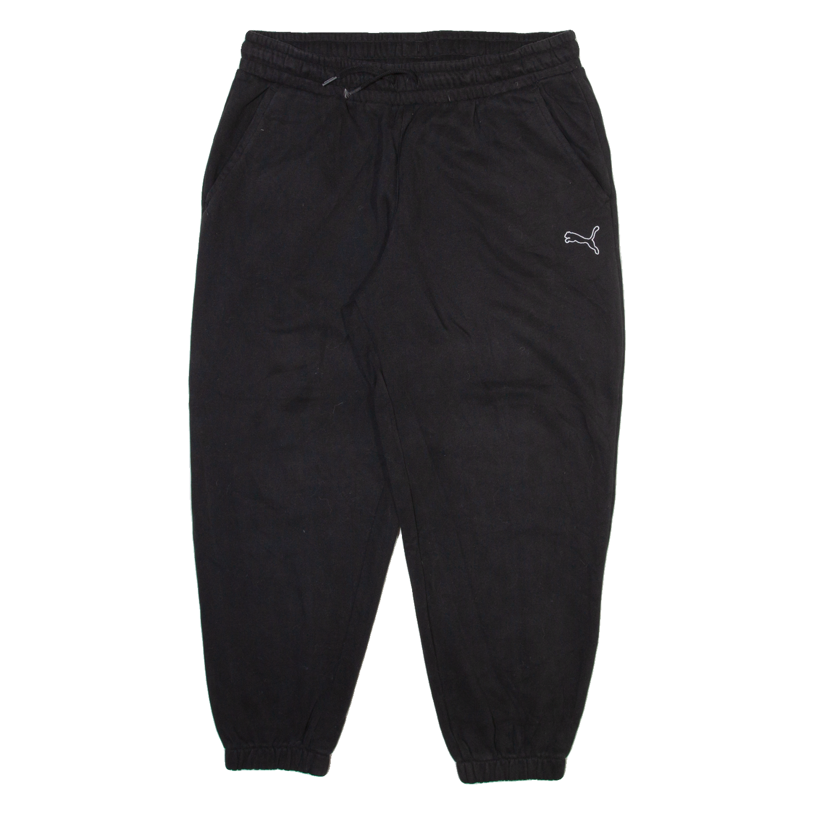 PUMA Mens Joggers Black Tapered L W32 L26 Refurbished - N/A refurbished available on Cerqular