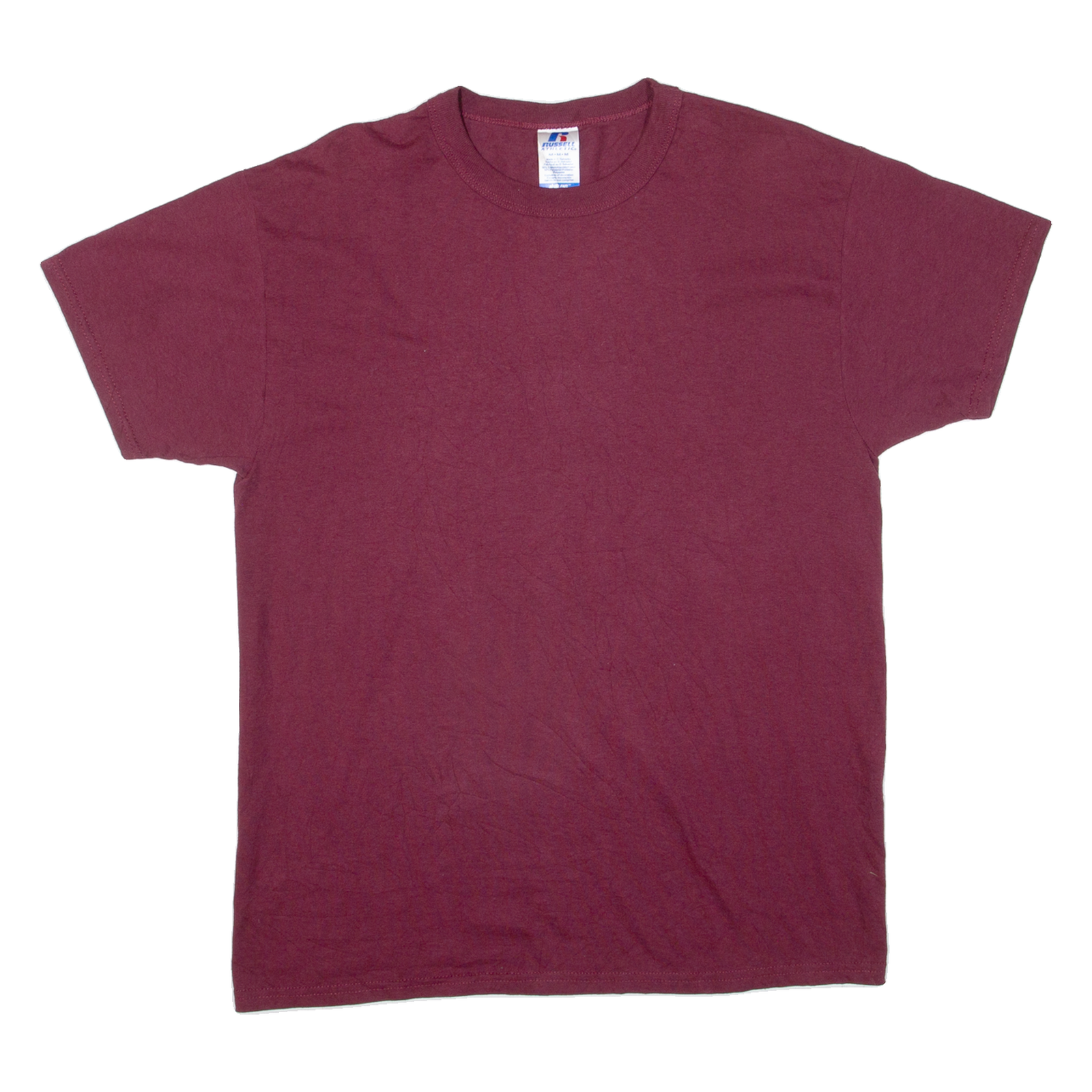 RUSSELL ATHLETIC 5 Mens T-Shirt Maroon M Refurbished - N/A refurbished available on Cerqular