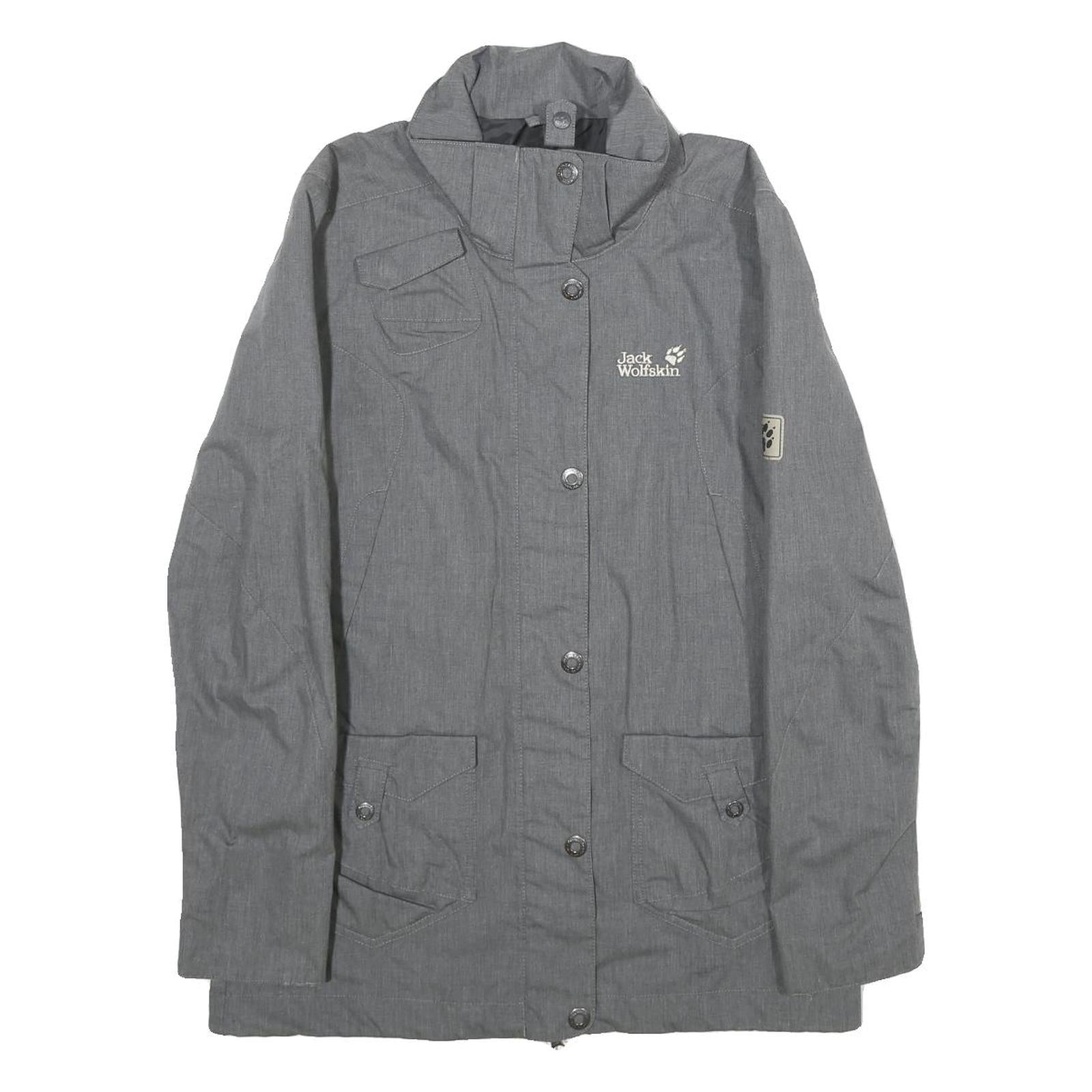 Buy JACK WOLFSKIN Womens Grey Jacket UK 10 Polyester Blend Zip Outdoor Casual Refurbished - $66.29 JACK WOLFSKIN Womens Grey Jacket UK 10 Polyester Blend Zip Outdoor Casual Refurbished - N/A refurbished available on Cerqular