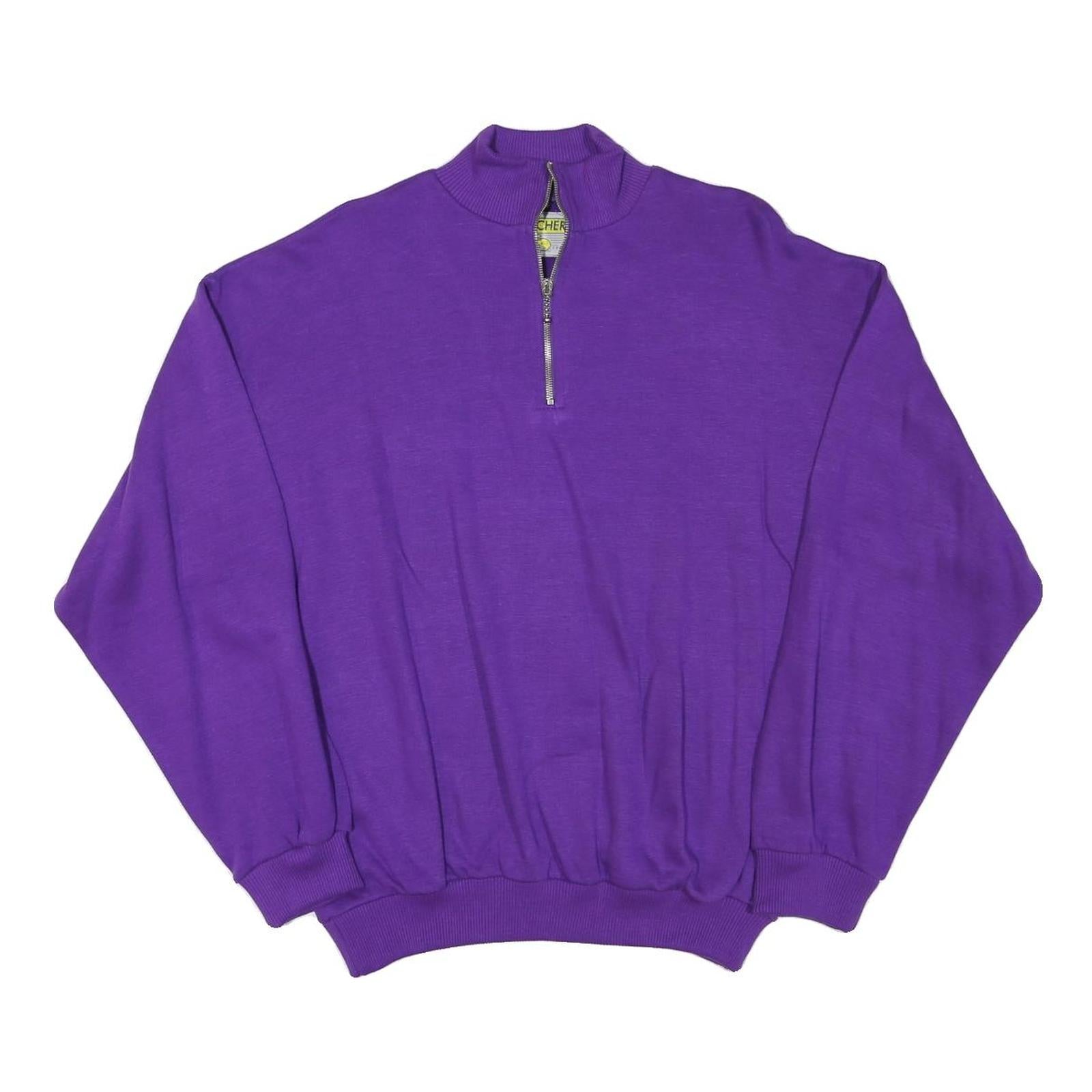 Buy SWITCHER Mens Purple 1/4 Zip Sweatshirt M Cotton Blend Pullover Casual Refurbished - $27.29 SWITCHER Mens Purple 1/4 Zip Sweatshirt M Cotton Blend Pullover Casual Refurbished - N/A refurbished available on Cerqular