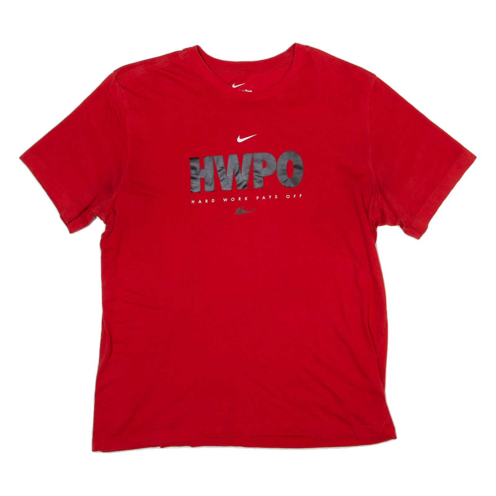 NIKE Mens T-Shirt Red M Refurbished - N/A refurbished available on Cerqular