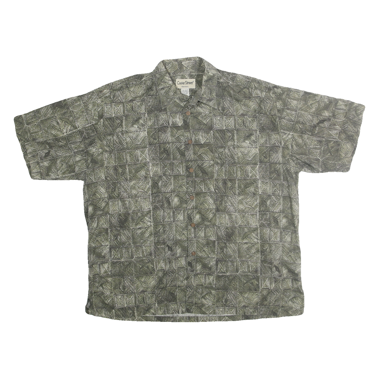 Buy COOKE STREET Mens Green Cotton Casual Shirt XL Printed Relaxed Fit Hawaiian Refurbished - $19.49 COOKE STREET Mens Green Cotton Casual Shirt XL Printed Relaxed Fit Hawaiian Refurbished - N/A refurbished available on Cerqular