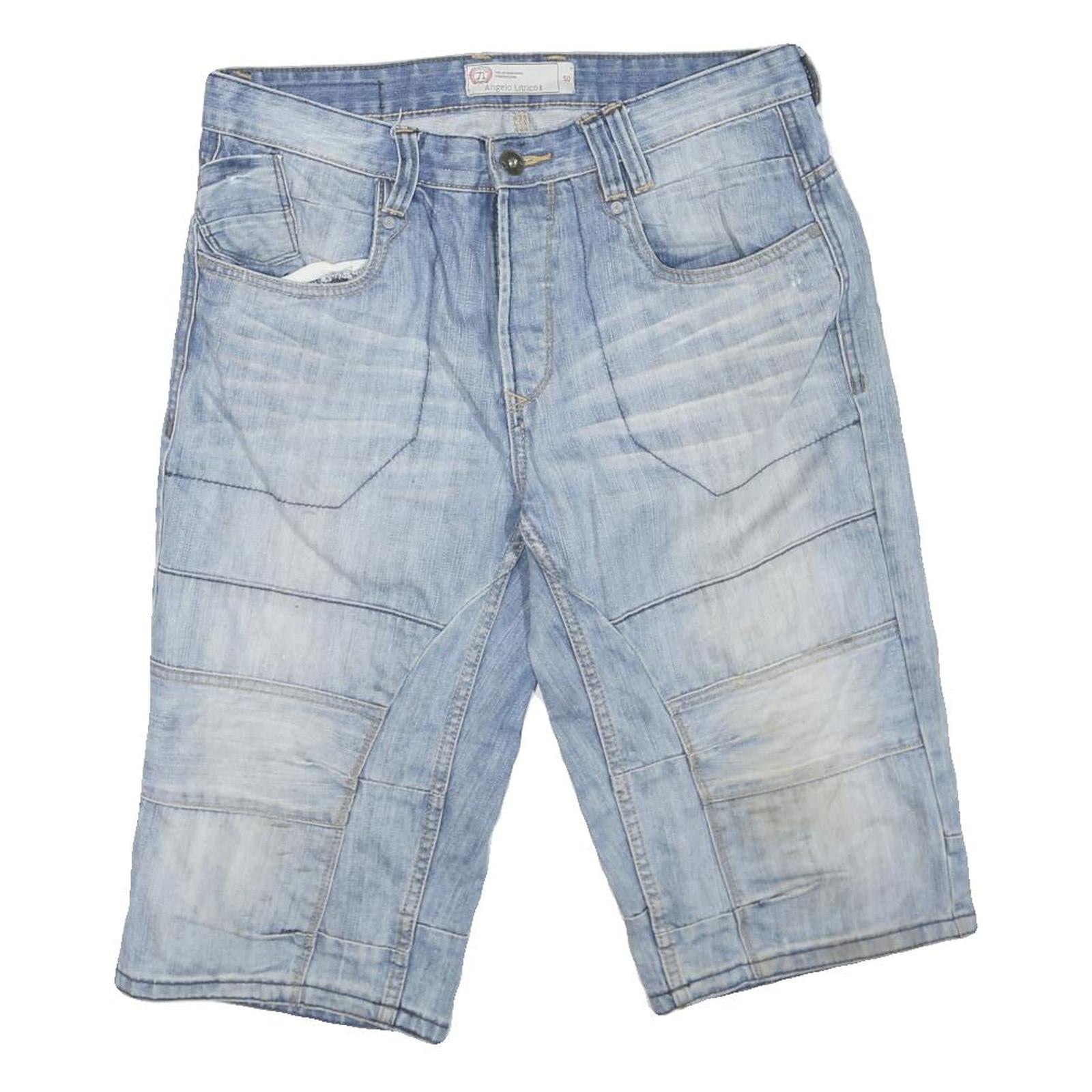 Buy ANGELO LITRICO Mens Shorts Blue Casual M W34 Long Length Patchwork Refurbished - $18.19 ANGELO LITRICO Mens Shorts Blue Casual M W34 Long Length Patchwork Refurbished - N/A refurbished available on Cerqular