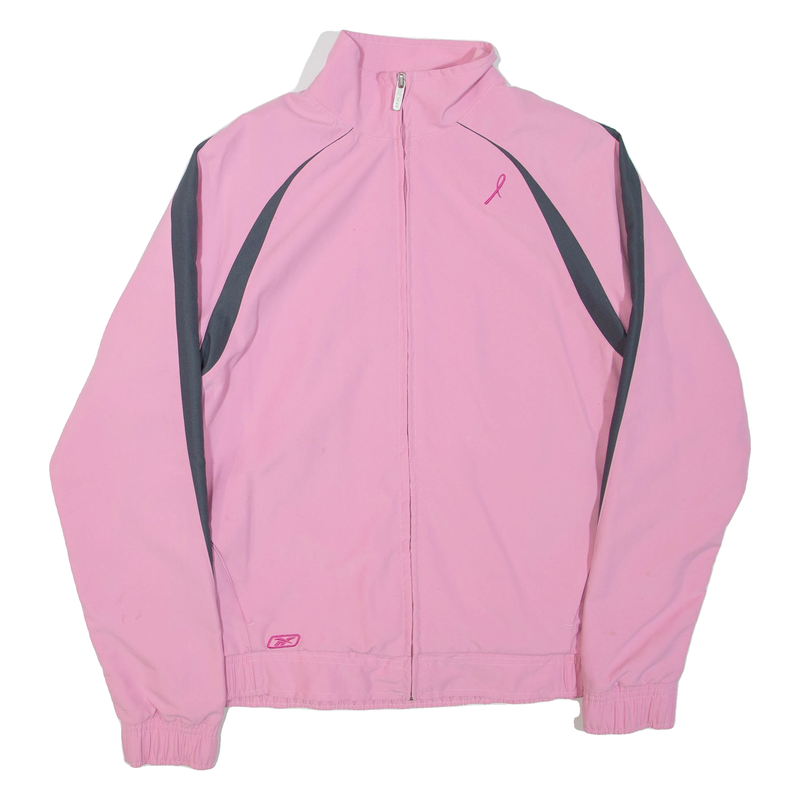 REEBOK Breast Cancer Awareness Womens Track Jacket Pink UK 12 Refurbished - N/A refurbished available on Cerqular