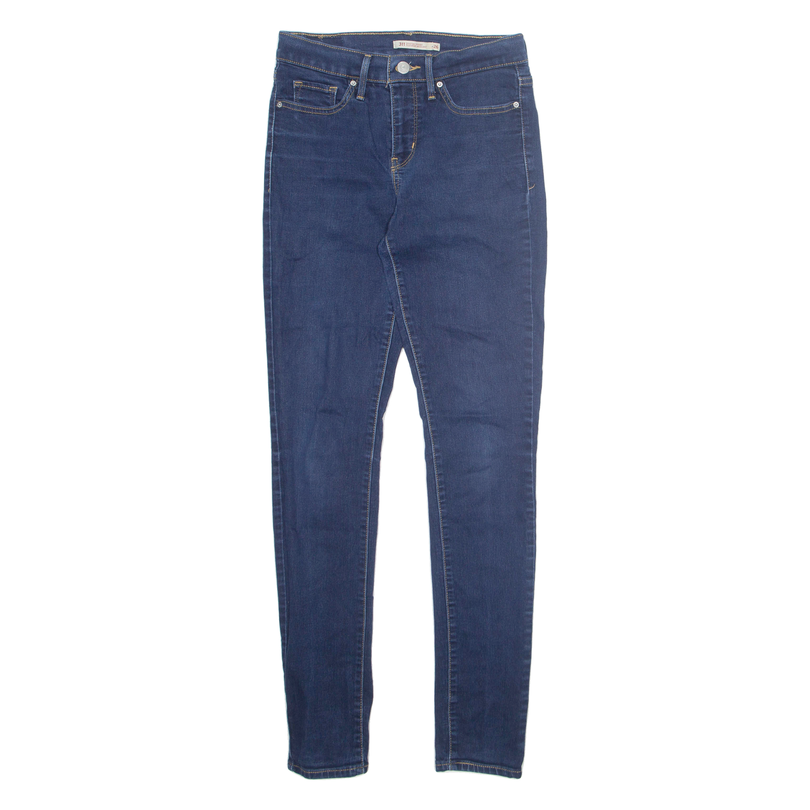 LEVI'S 311 Womens Jeans Blue Regular Skinny W26 L32 Refurbished - N/A refurbished available on Cerqular