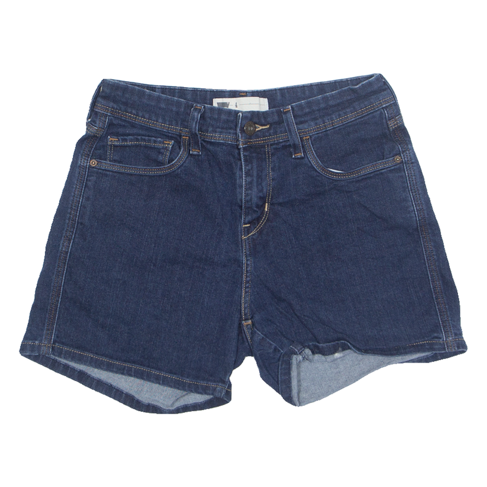LEVI'S Womens Denim Shorts Blue S W28 Refurbished - N/A refurbished available on Cerqular