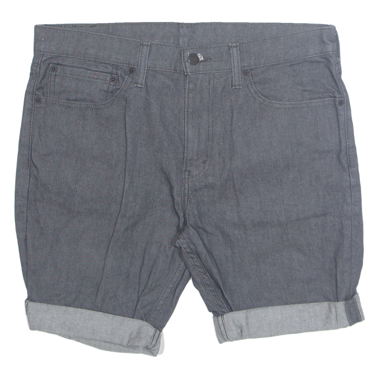 LEVI'S 511 Mens Denim Shorts Grey L W36 Refurbished - N/A refurbished available on Cerqular