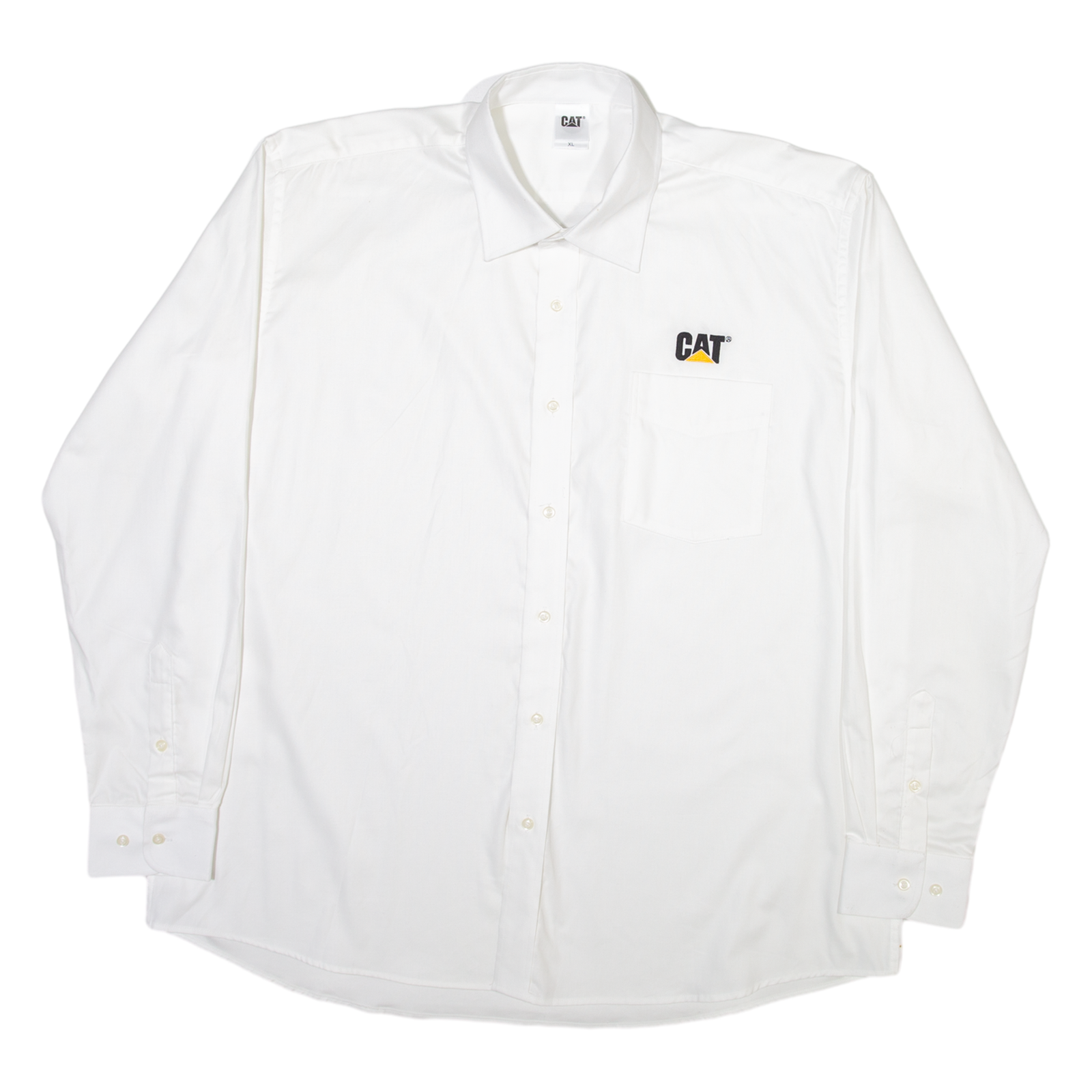 Buy CAT Mens Plain Shirt White Long Sleeve XL Refurbished - $28.59 CAT Mens Plain Shirt White Long Sleeve XL Refurbished - N/A refurbished available on Cerqular