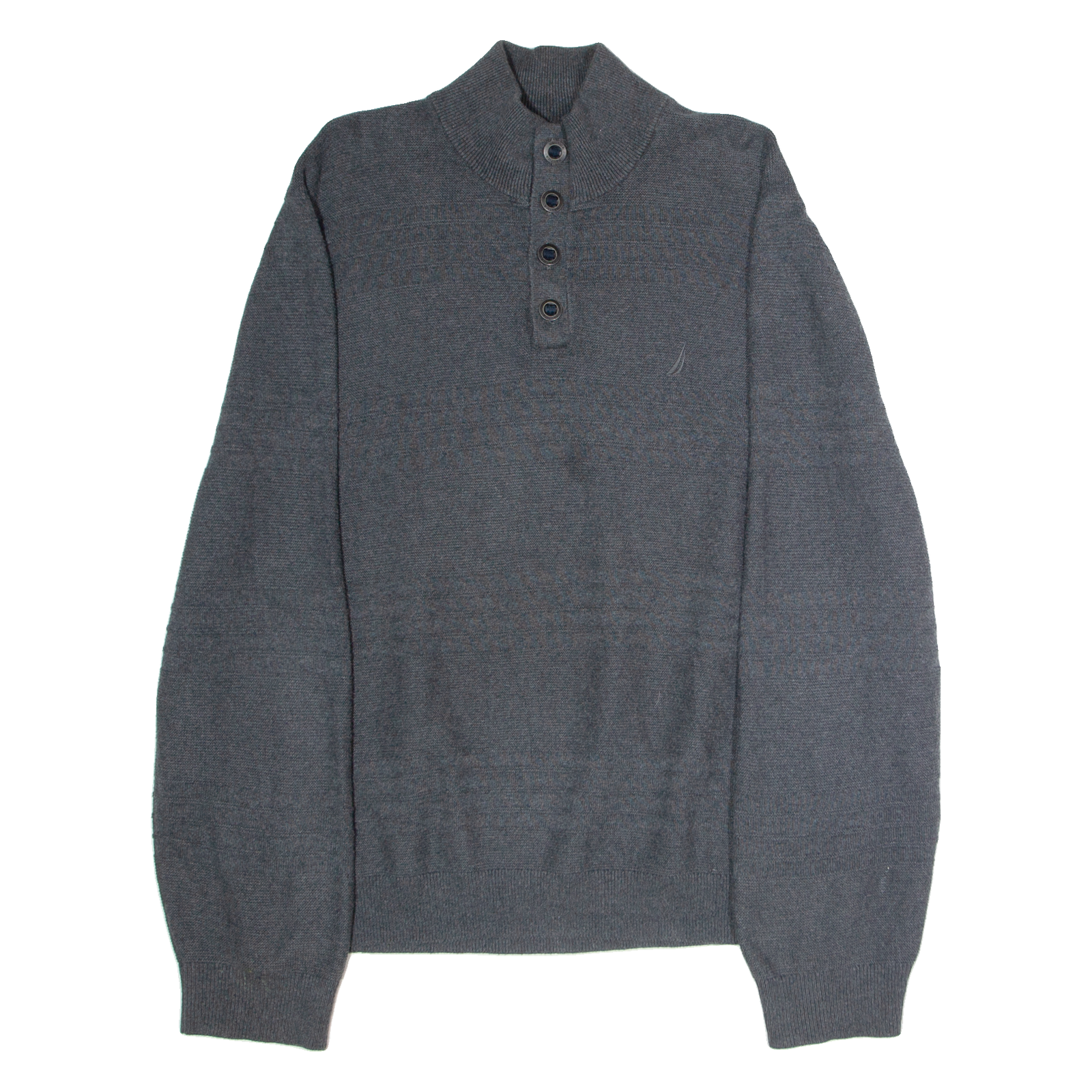 Buy NAUTICA Mens Jumper Grey Button Neck Tight Knit XL Refurbished - $24.69 NAUTICA Mens Jumper Grey Button Neck Tight Knit XL Refurbished - N/A refurbished available on Cerqular