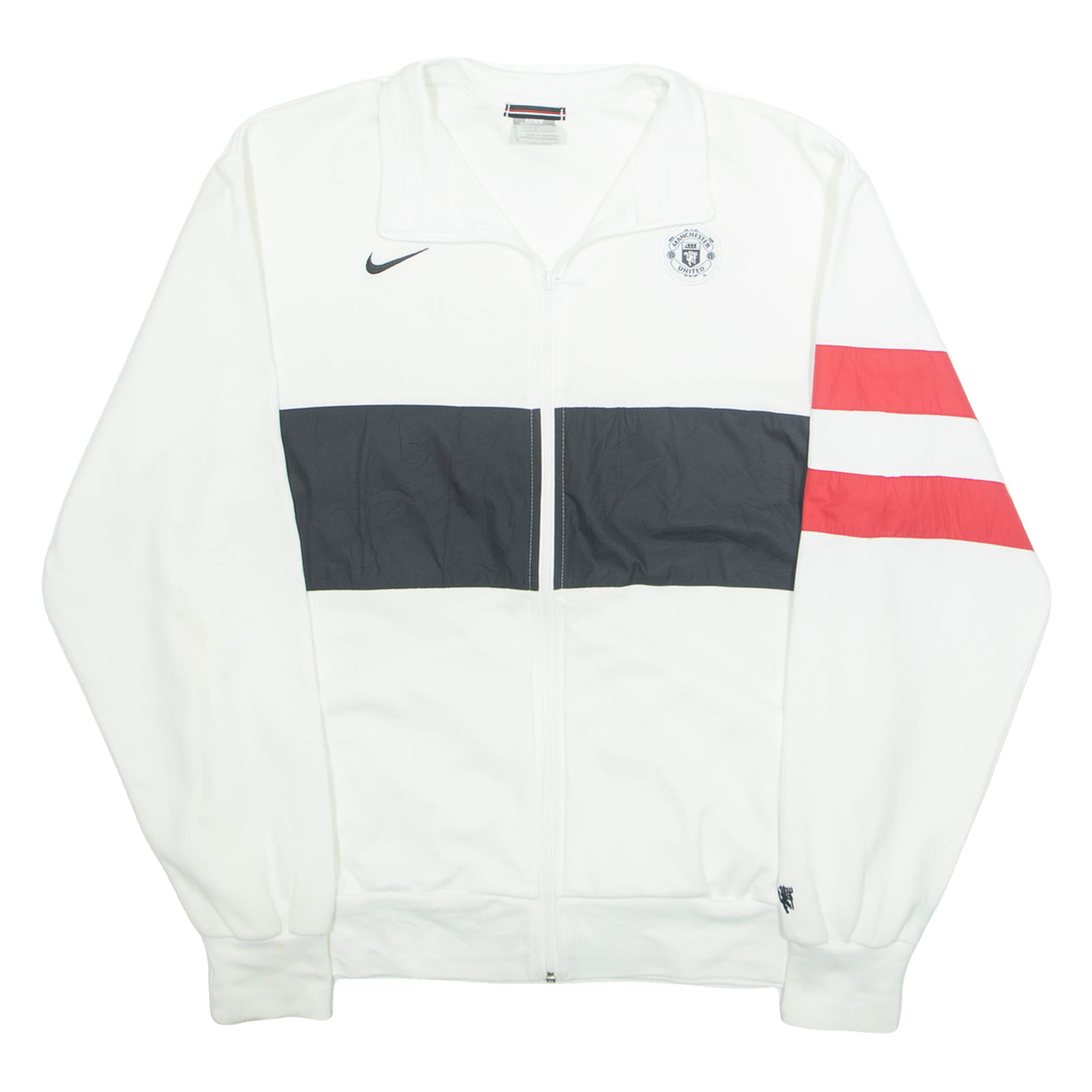 NIKE Mens Track Jacket White XL Refurbished - N/A refurbished available on Cerqular