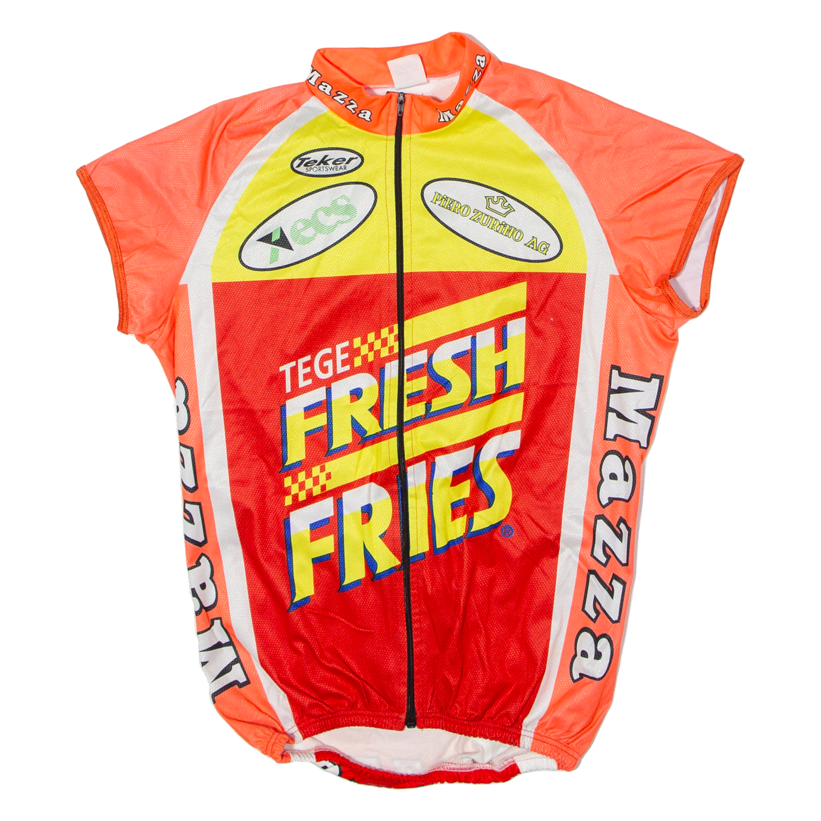 Buy TEKER Mazza Cycles Full Zip Cycling Mens Jersey Red Sleeveless High Neck M Refurbished - $22.09 TEKER Mazza Cycles Full Zip Cycling Mens Jersey Red Sleeveless High Neck M Refurbished - N/A refurbished available on Cerqular