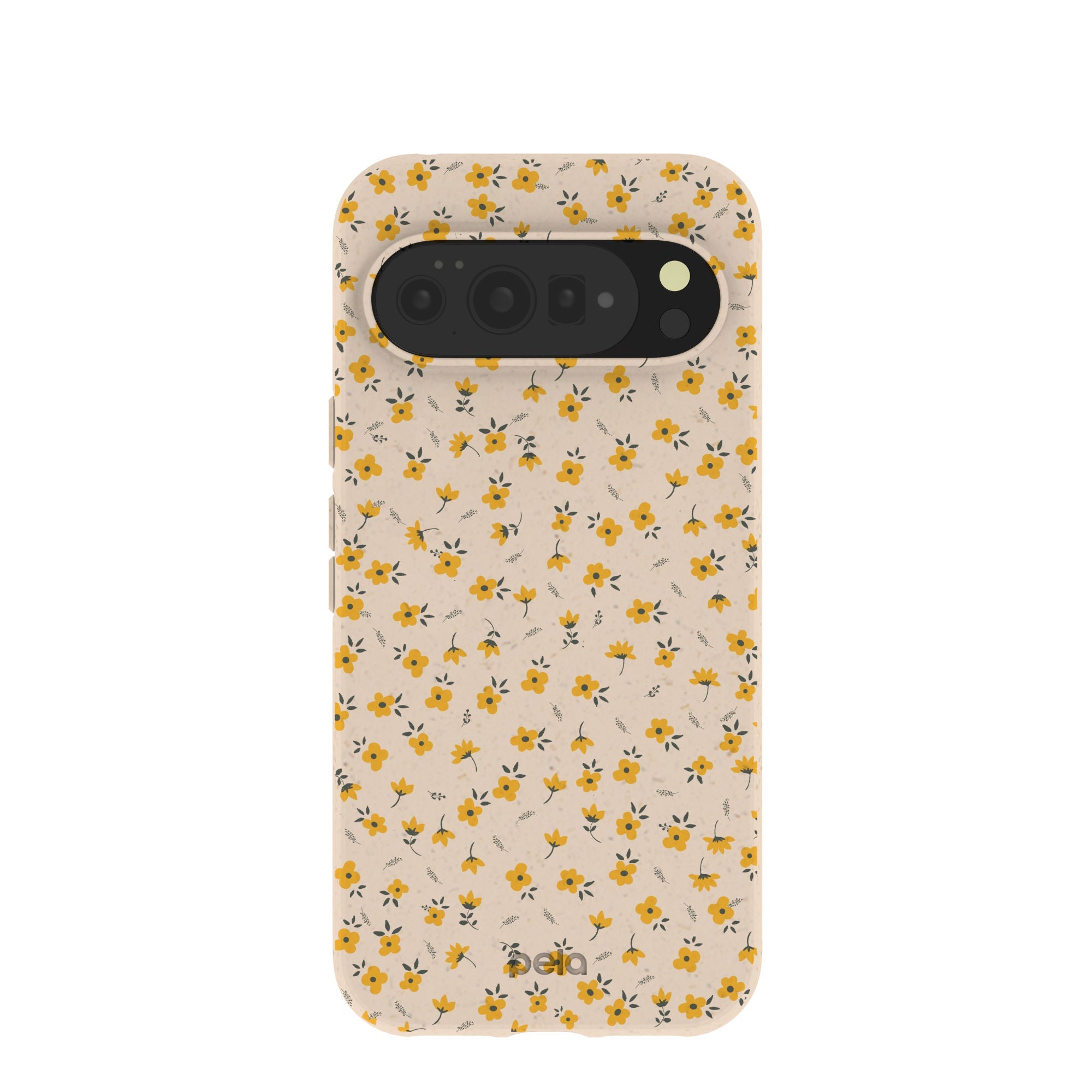 Seashell Little Yellow Flowers Google Pixel 10 Pro XL Case Refurbished - Pela Case refurbished available on Cerqular