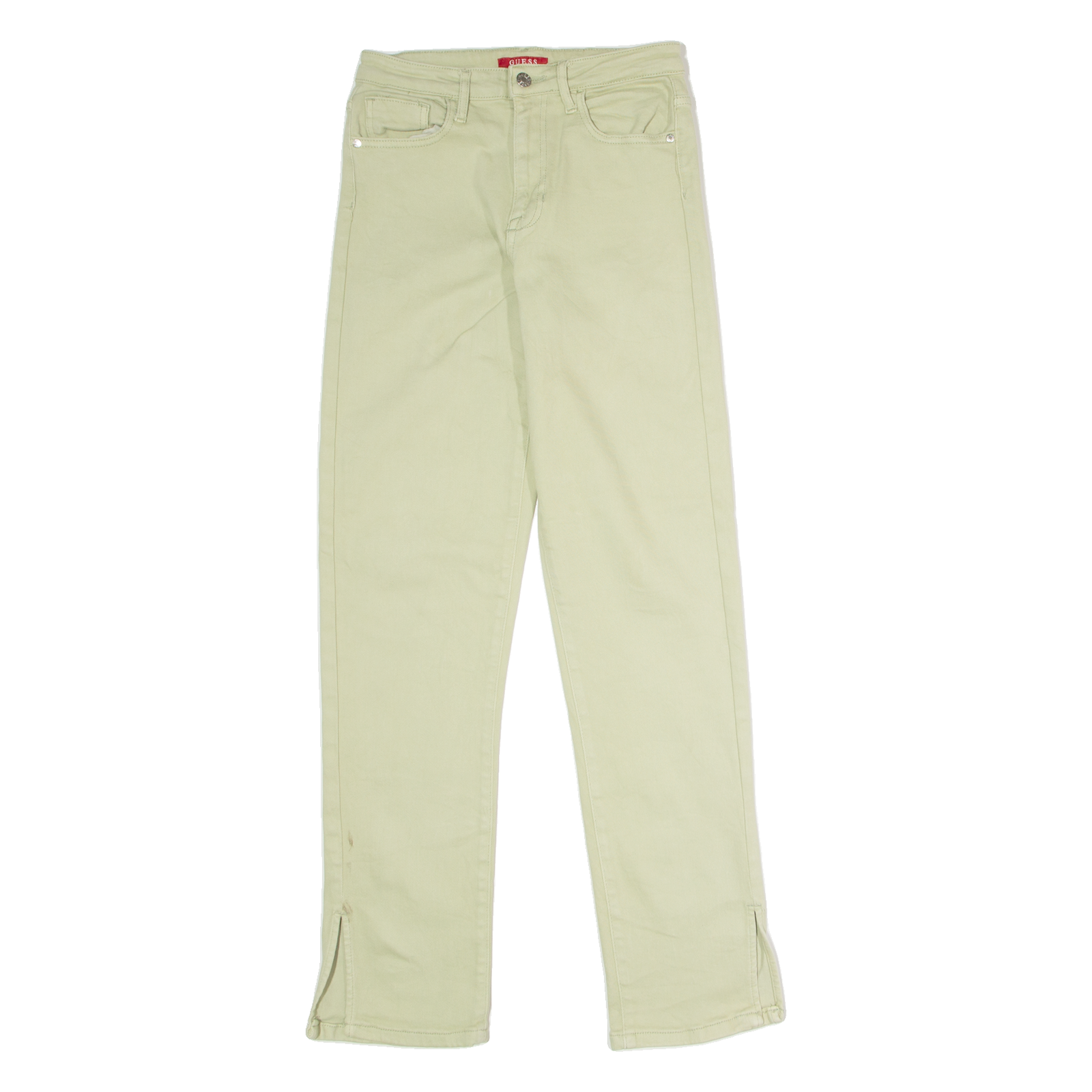 GUESS Womens Jeans Beige Regular Straight W28 L30 Refurbished - N/A refurbished available on Cerqular