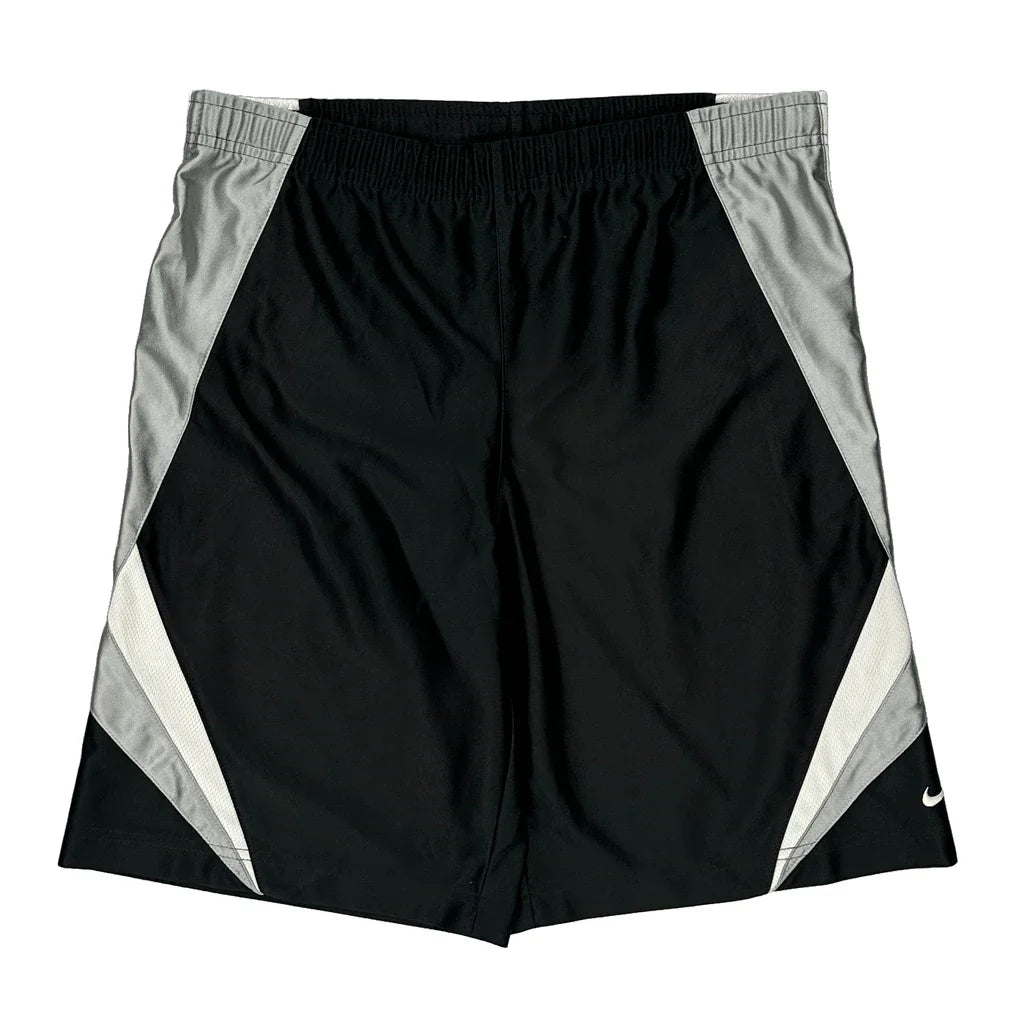 Buy Age 10 Nike Sport Shorts - Medium Black Polyester Refurbished - $16.87 Age 10 Nike Sport Shorts - Medium Black Polyester Refurbished - Thrifted (note: this is a term often used to describe second- refurbished available on Cerqular