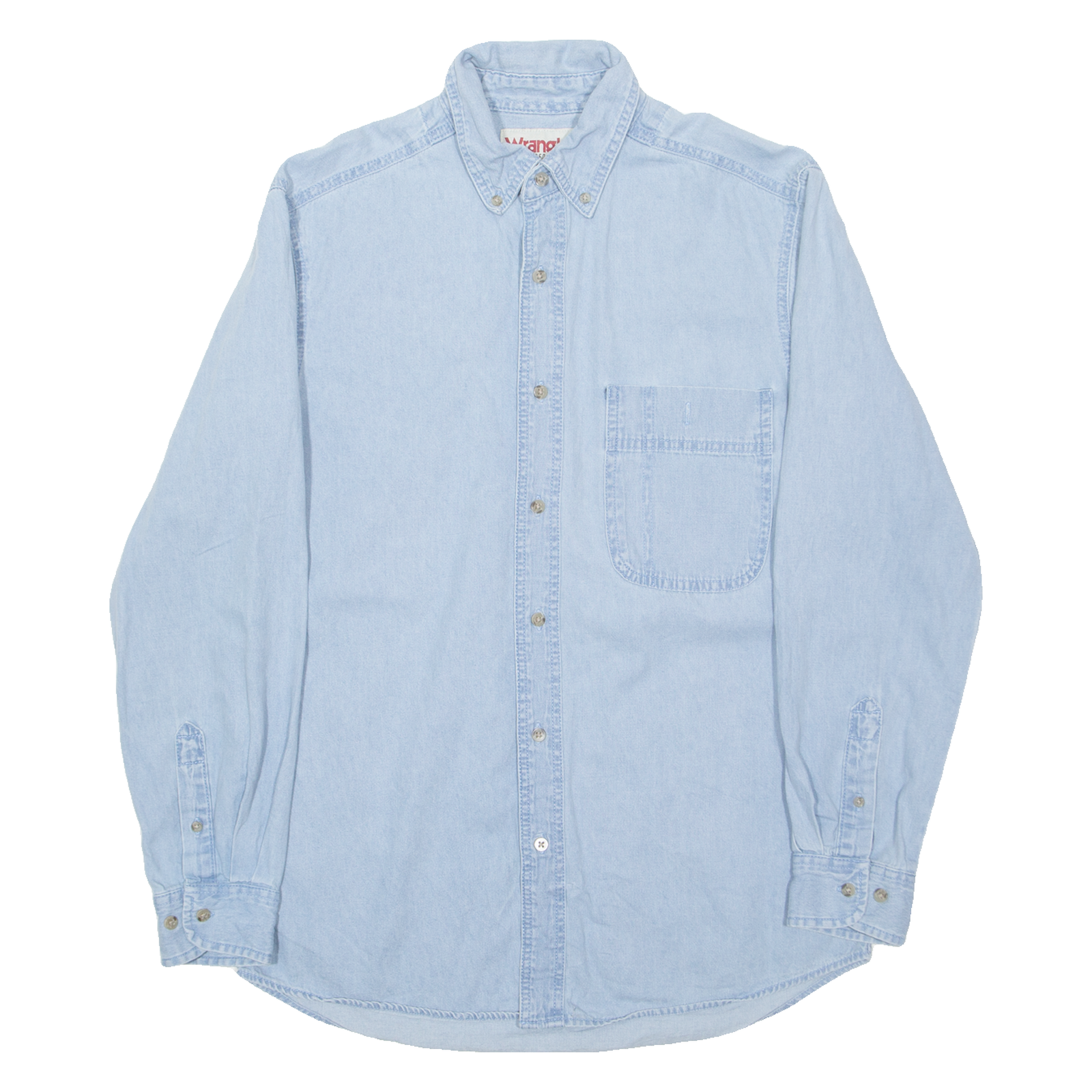 Buy WRANGLER Mens Denim Shirt Blue Long Sleeve M Refurbished - $35.09 WRANGLER Mens Denim Shirt Blue Long Sleeve M Refurbished - N/A refurbished available on Cerqular