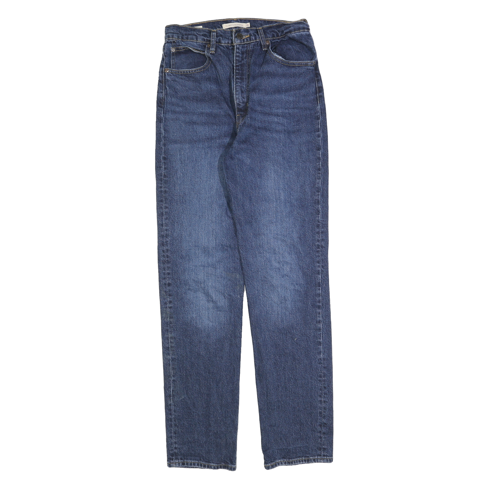 LEVI'S Womens Jeans Blue Regular Straight Denim Medium W28 L31 Classic Cotton Refurbished - N/A refurbished available on Cerqular