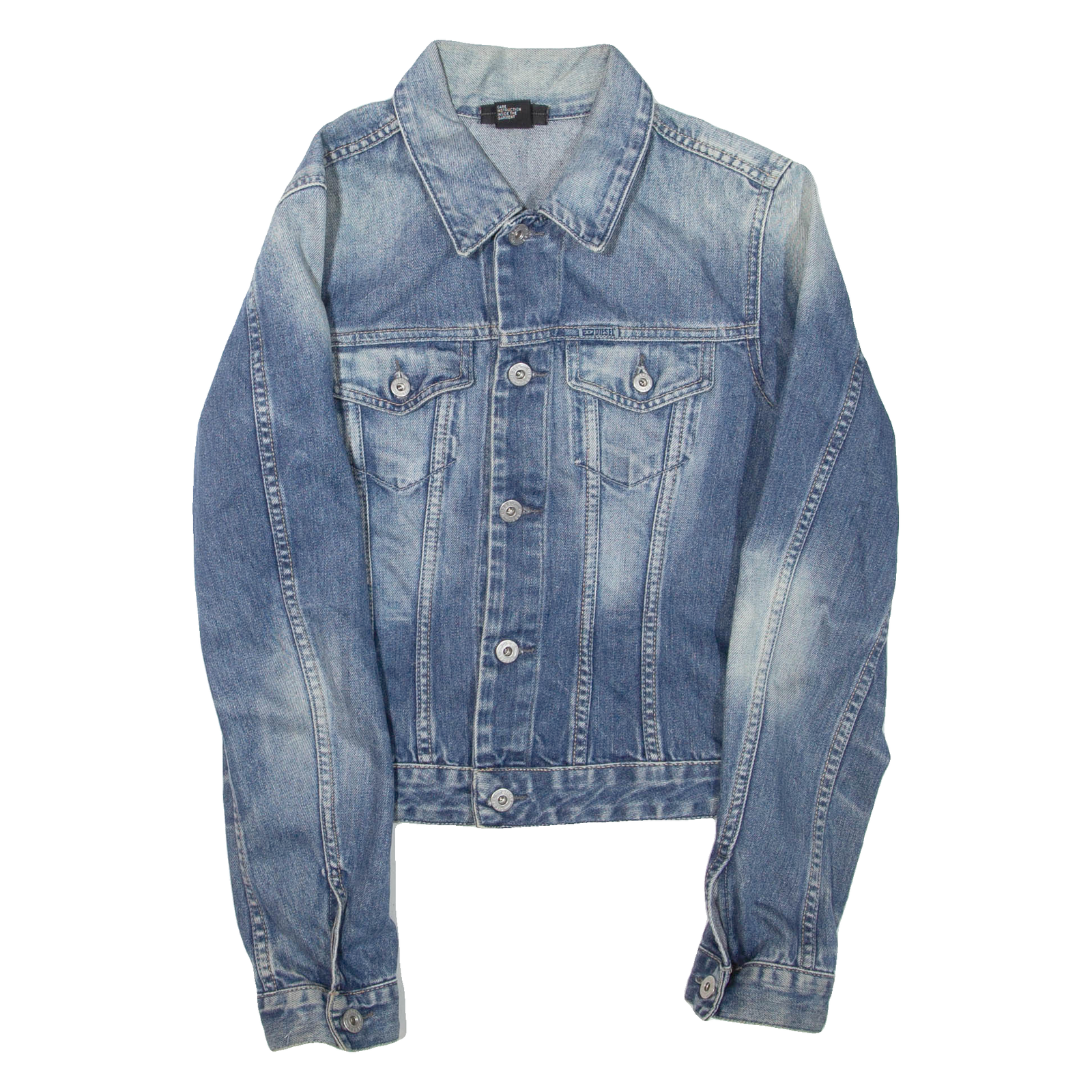 DIESEL Womens Denim Jacket Blue S Refurbished - N/A refurbished available on Cerqular