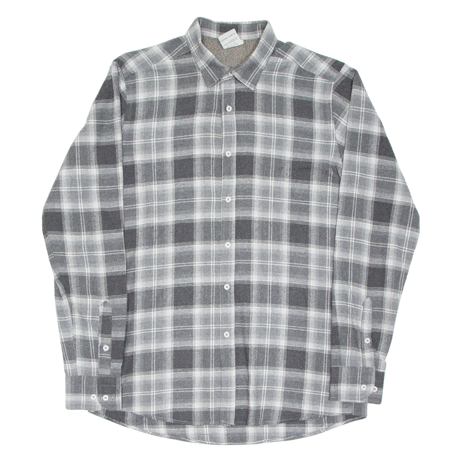 Buy PIERO CONTE Mens Flannel Shirt Grey Check Long Sleeve L Refurbished - $10.91 PIERO CONTE Mens Flannel Shirt Grey Check Long Sleeve L Refurbished - N/A refurbished available on Cerqular