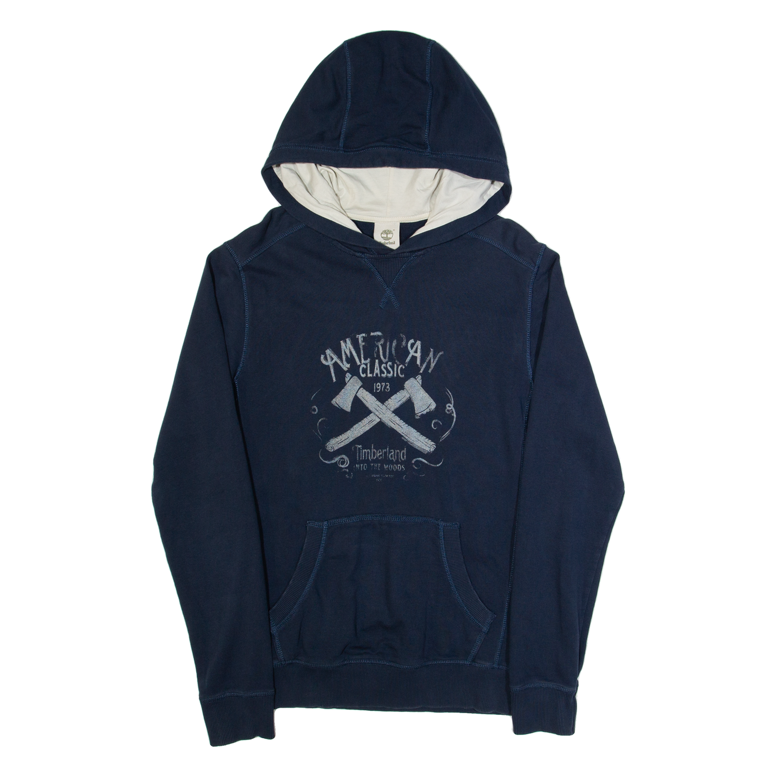 TIMBERLAND Mens Blue Hoodie USA S Refurbished - N/A refurbished available on Cerqular