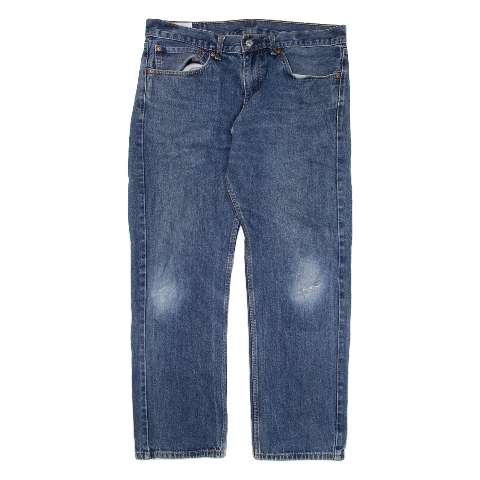 LEVI'S 505 Jeans Mens Blue Regular Straight W34 L30 Refurbished - N/A refurbished available on Cerqular
