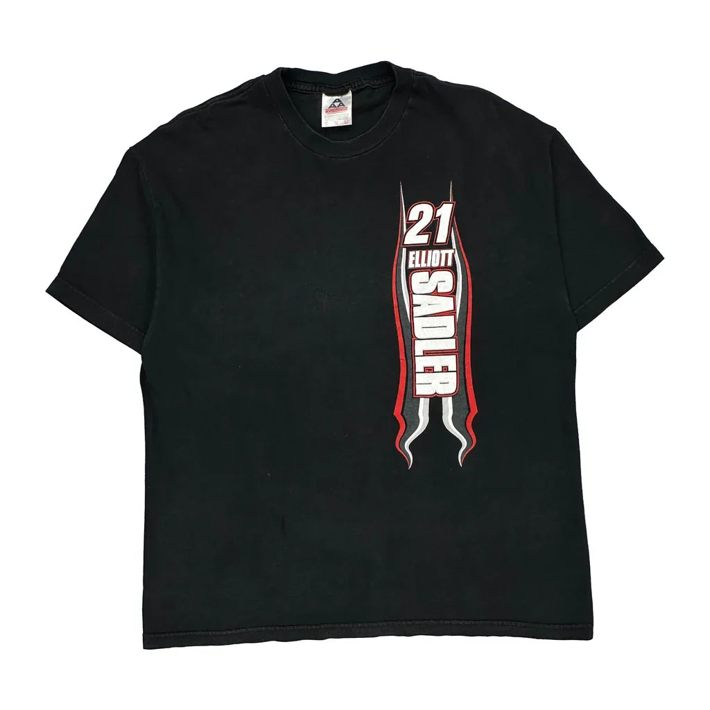 Motorcraft Racing Alstyle Nascar T-Shirt - XL Black Cotton Refurbished - Thrifted (note: this is a term often used to describe second- refurbished available on Cerqular