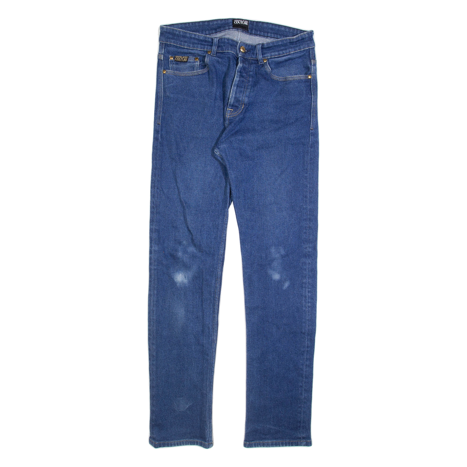 VERSACE JEANS Womens Jeans Blue Slim Straight W32 L32 Refurbished - N/A refurbished available on Cerqular