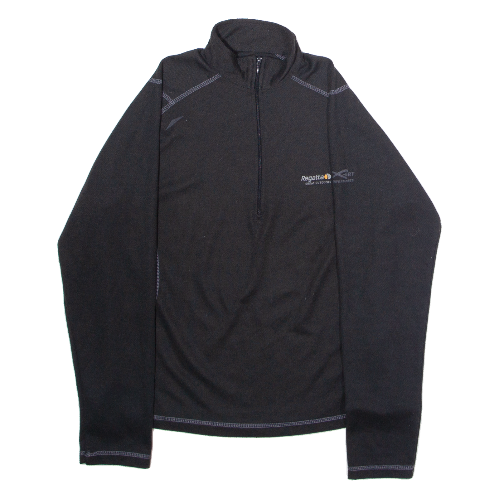 REGATTA Womens Fleece Black 1/4 Zip UK 16 Refurbished - N/A refurbished available on Cerqular