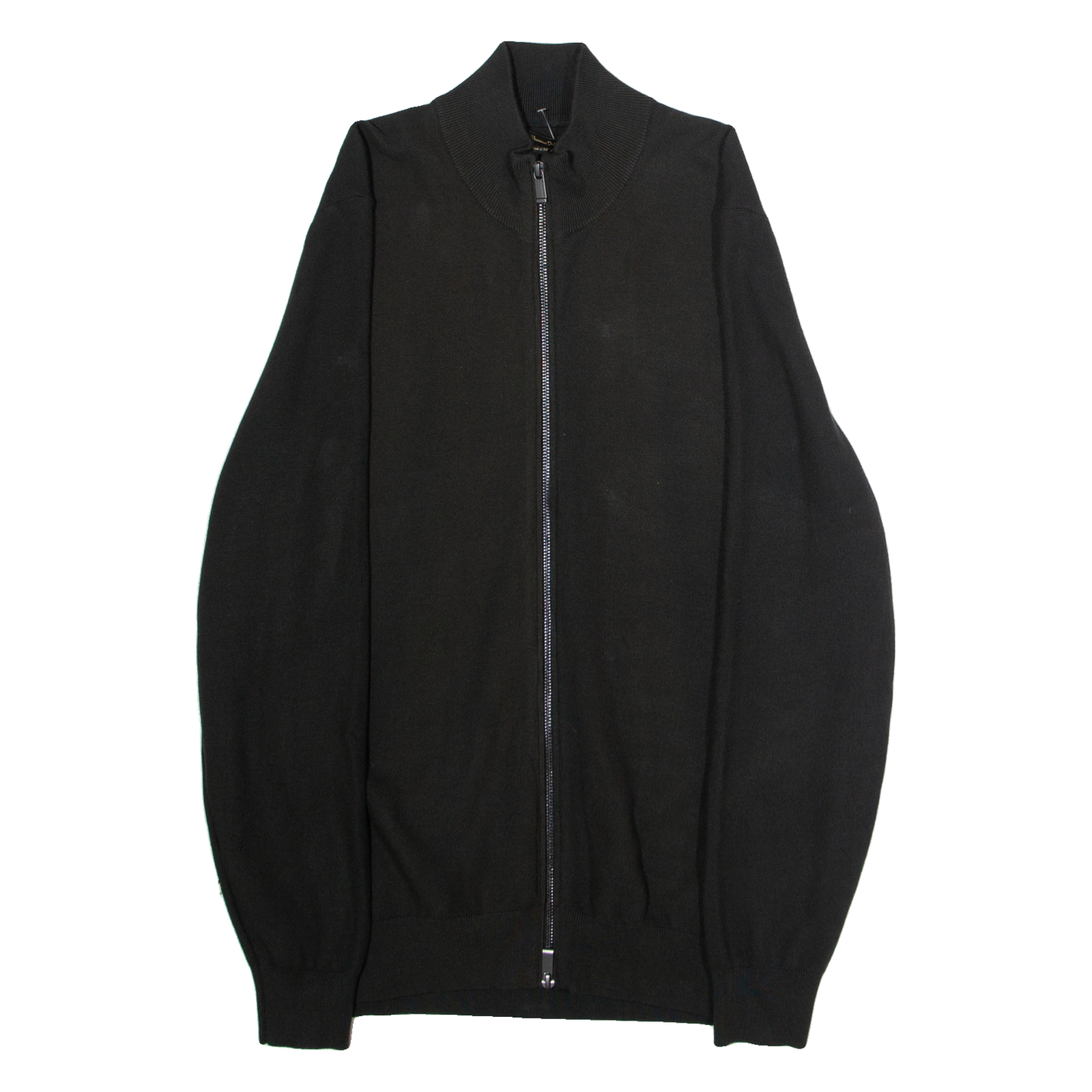 MASSIMO DUTTI Mens Track Jacket Black Knit Viscose M Refurbished - N/A refurbished available on Cerqular