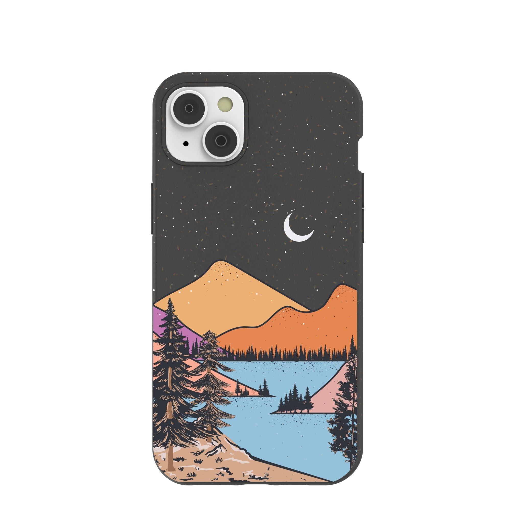 Black Night Trails iPhone 14 Plus Case Refurbished - Pela Case refurbished available on Cerqular