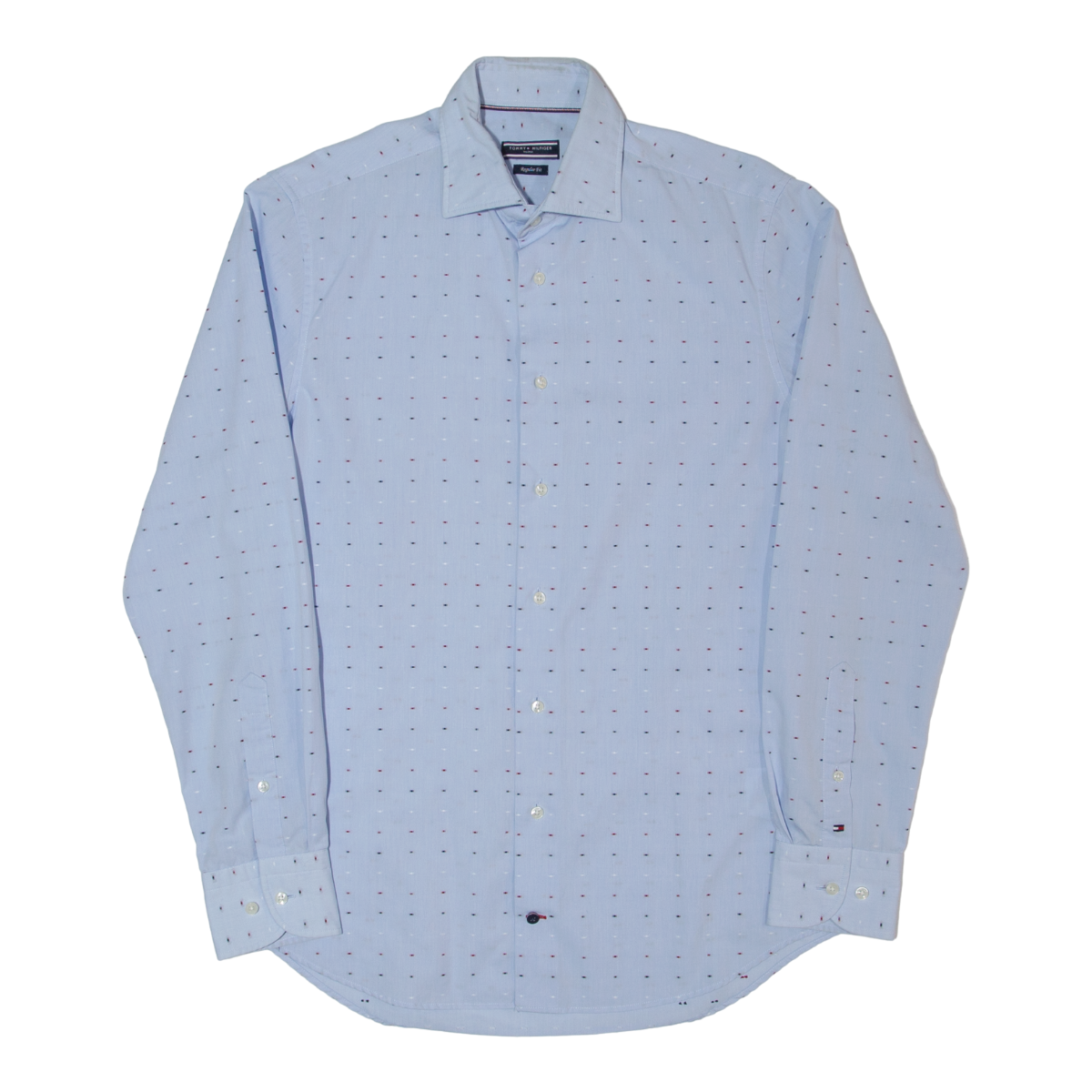 TOMMY HILFIGER Mens Shirt Blue Long Sleeve S Refurbished - N/A refurbished available on Cerqular