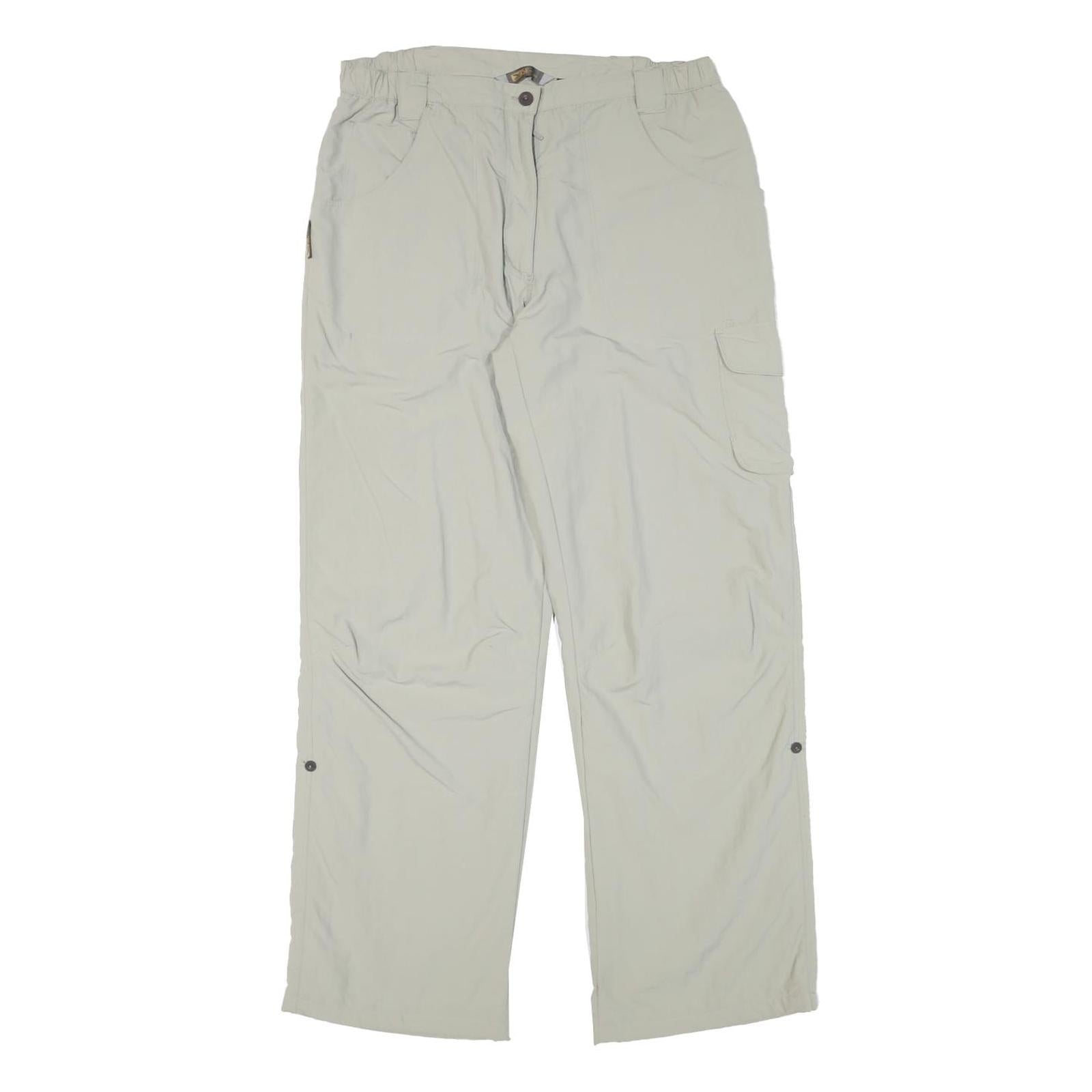 SALEWA Womens Relaxed Beige Polyester Blend Trousers W30 L29 Cargo Casual Refurbished - N/A refurbished available on Cerqular