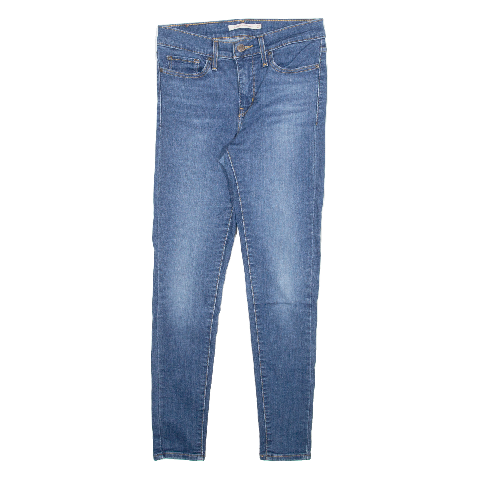 LEVI'S 310 Womens Jeans Blue Slim Skinny Stone Wash W27 L28 Refurbished - N/A refurbished available on Cerqular