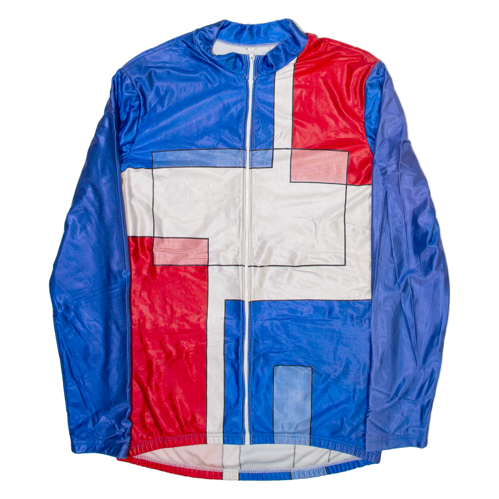 Full Zip Mens Jersey Blue Long Sleeve L Refurbished - N/A refurbished available on Cerqular